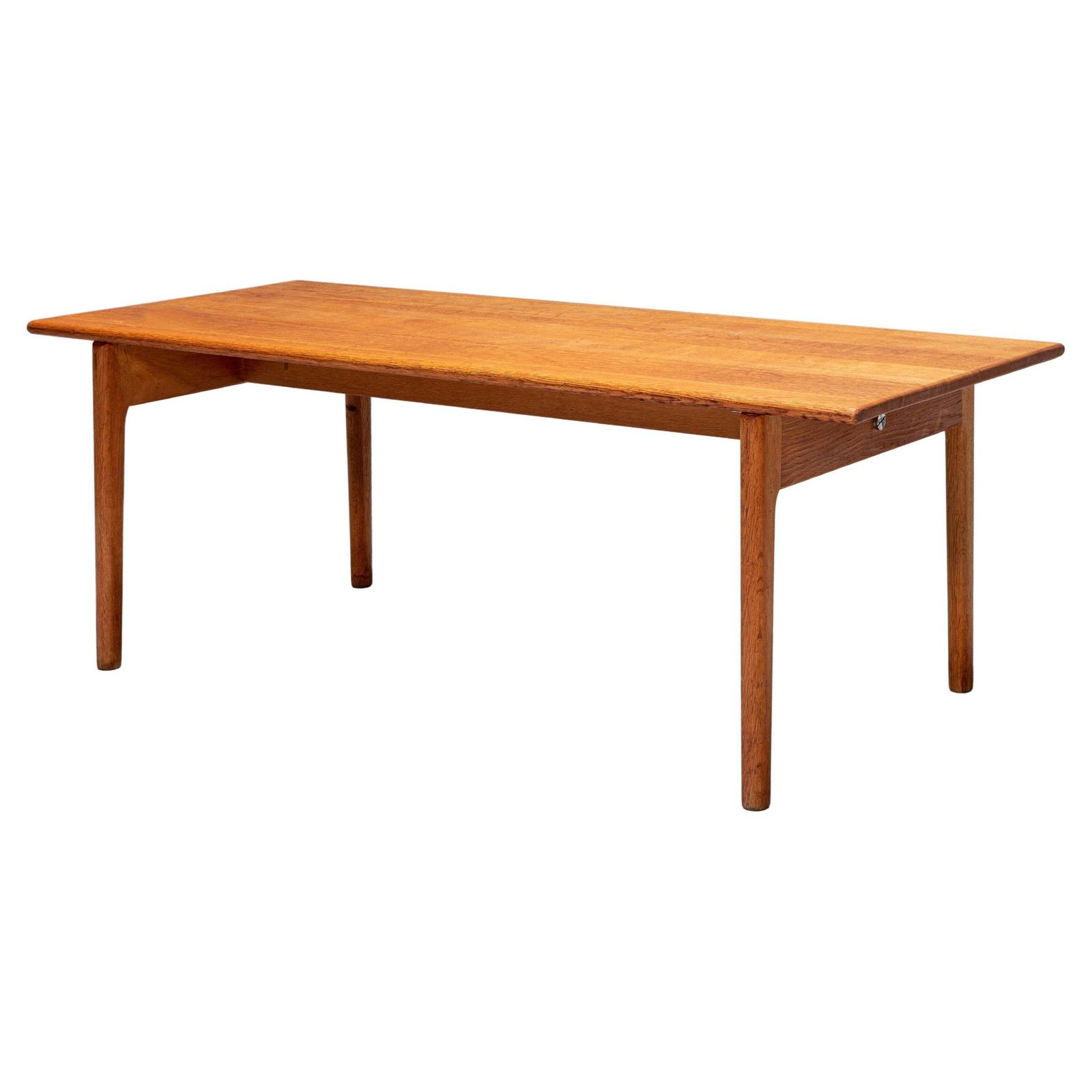 Hans Wegner At 15 Salontafel Door Andreas Tuck In Massief Eiken, Denemarken, Ca. Jaren 1960