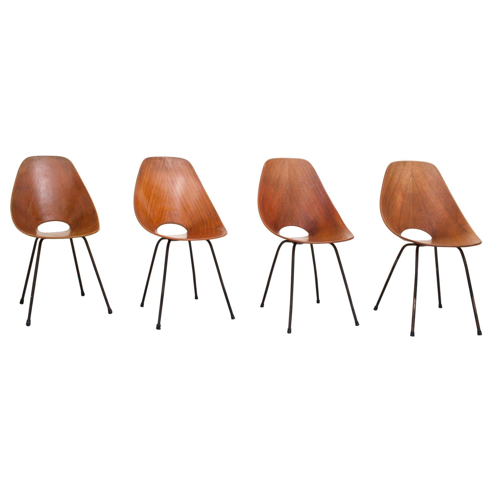 Set Van 4 Medea Eetkamerstoelen Van Vitorio Nobili Voor Fratelli Tagliabue, 1955