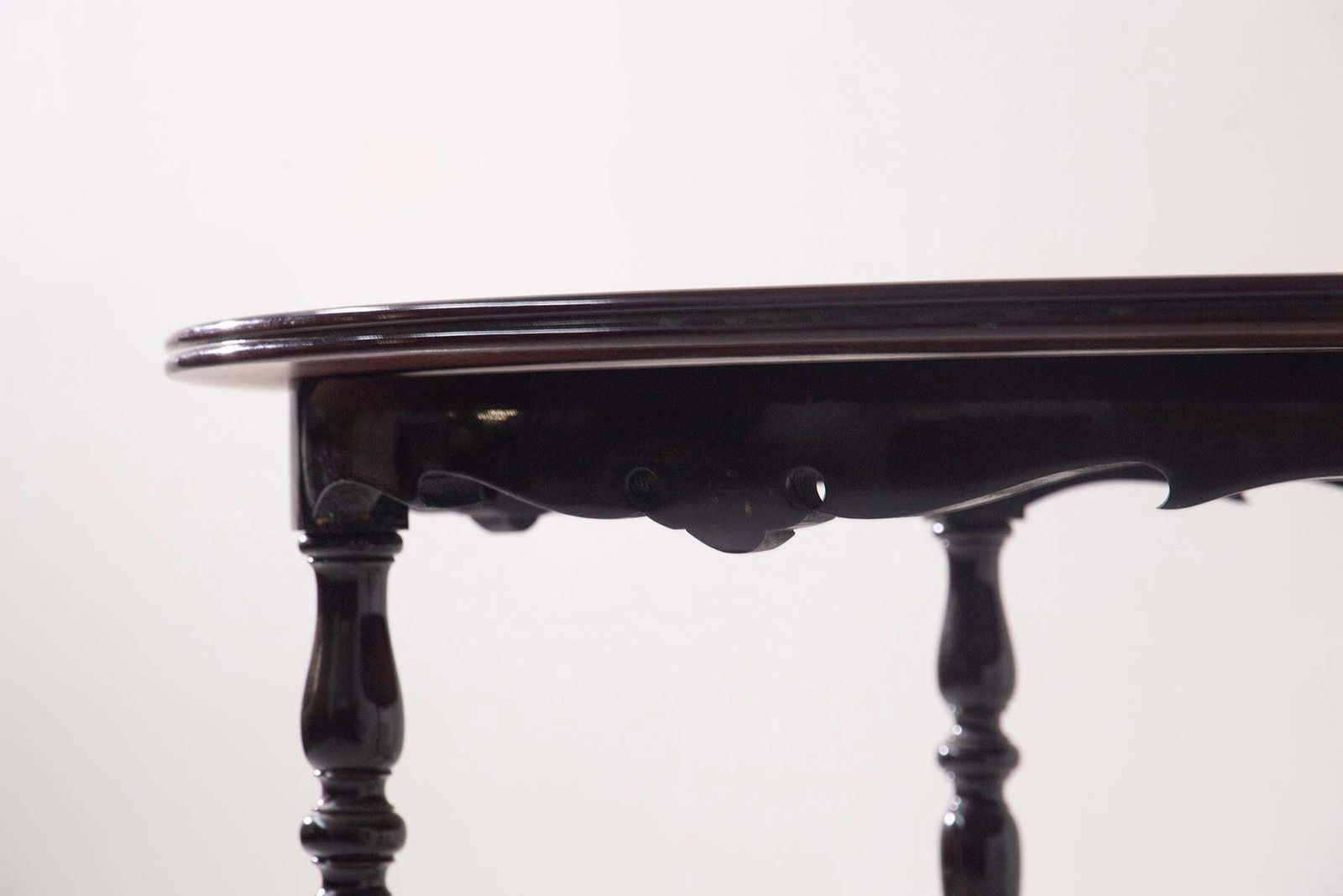 Elegant Italian Chiavarino Table With Inlaid Wood Or Grand Foyer photo vintage