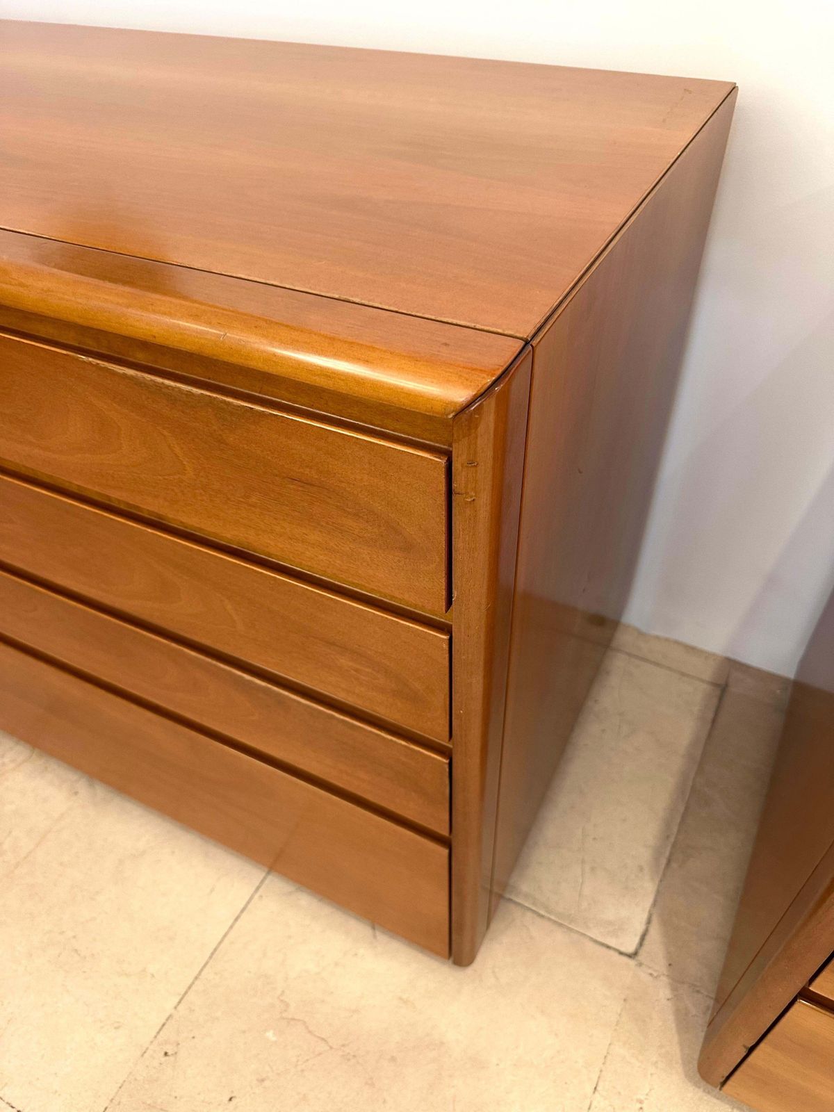 Wood Chest Of Drawers By Luigi Saccardo For Gasparello. Italy, 1970s photo vinterior
