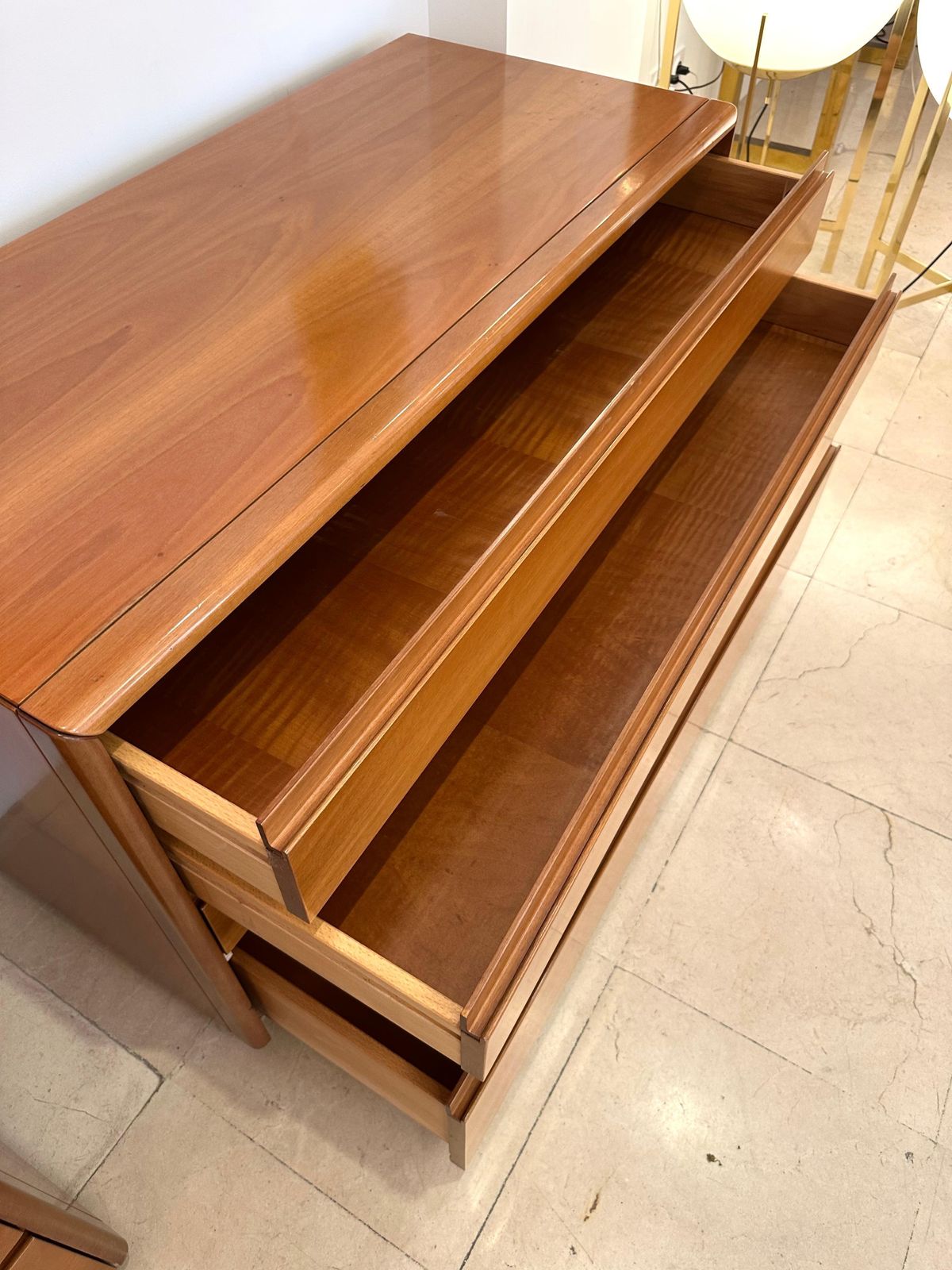 photo for sale Wood Chest Of Drawers By Luigi Saccardo For Gasparello. Italy, 1970s