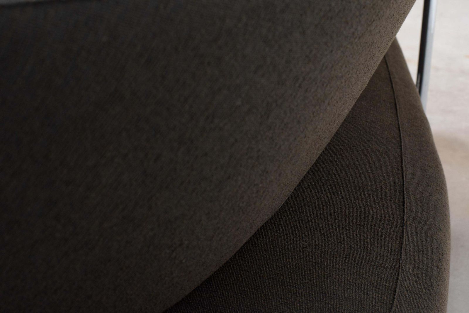 Francesco Binfaré Shark Sofa In Metal And Dark Brown Fabric By Edra Italy photo vinterior