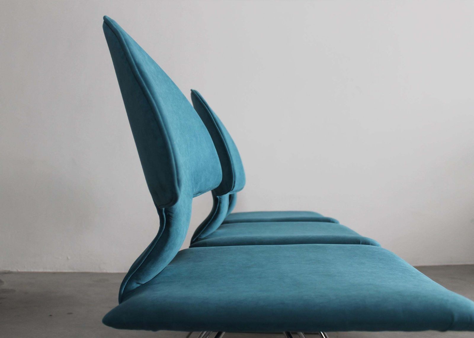Vittorio Introini Set Of Four Longobarda Dining Chairs By Saporiti 1960s Italy photo 1907.0