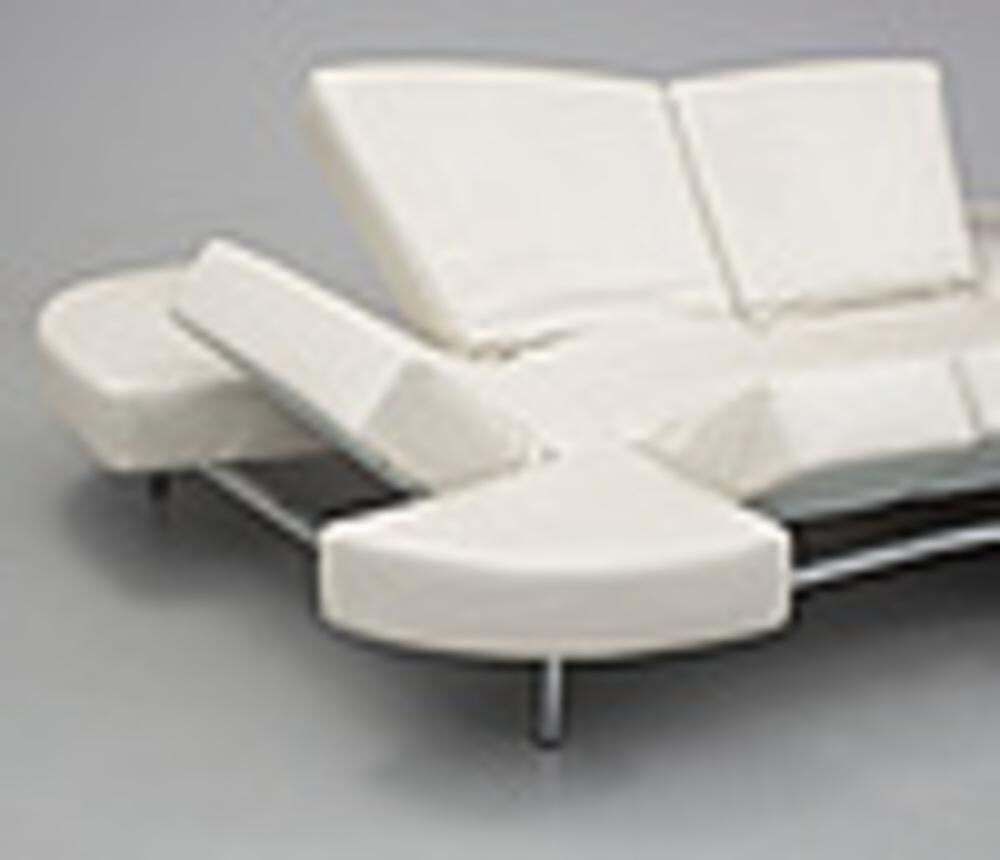 Francesco Binfaré Flap Sofa Or Daybed In White Leather By Edra 2000s Italy photo Furniture