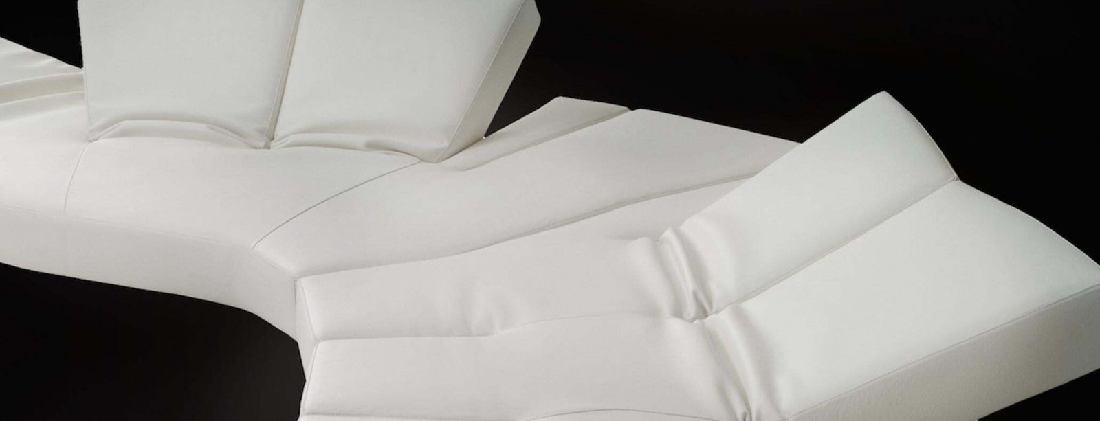 Francesco Binfaré Flap Sofa Or Daybed In White Leather By Edra 2000s Italy photo vinterior