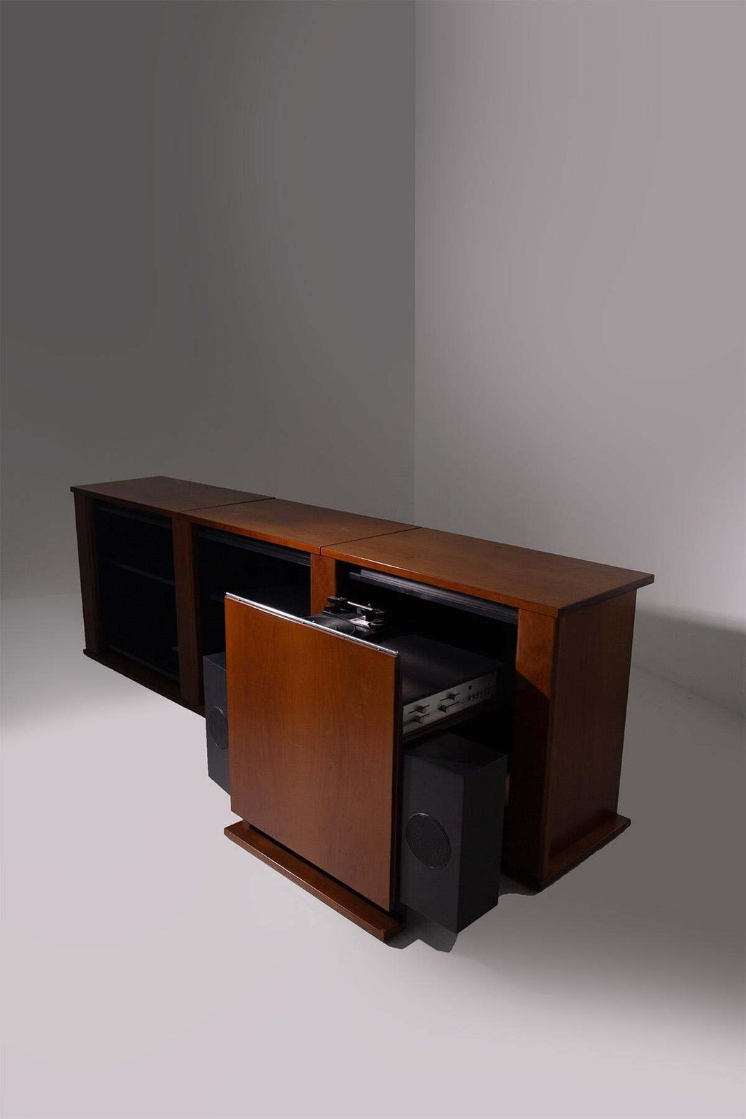photo buy Wooden Sideboard With Built In Turntable