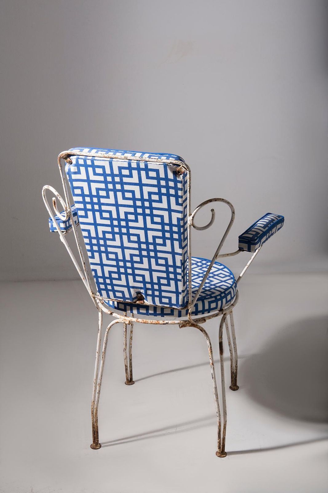 Italian Set Of Four Vintage Garden Chairs photo vintage
