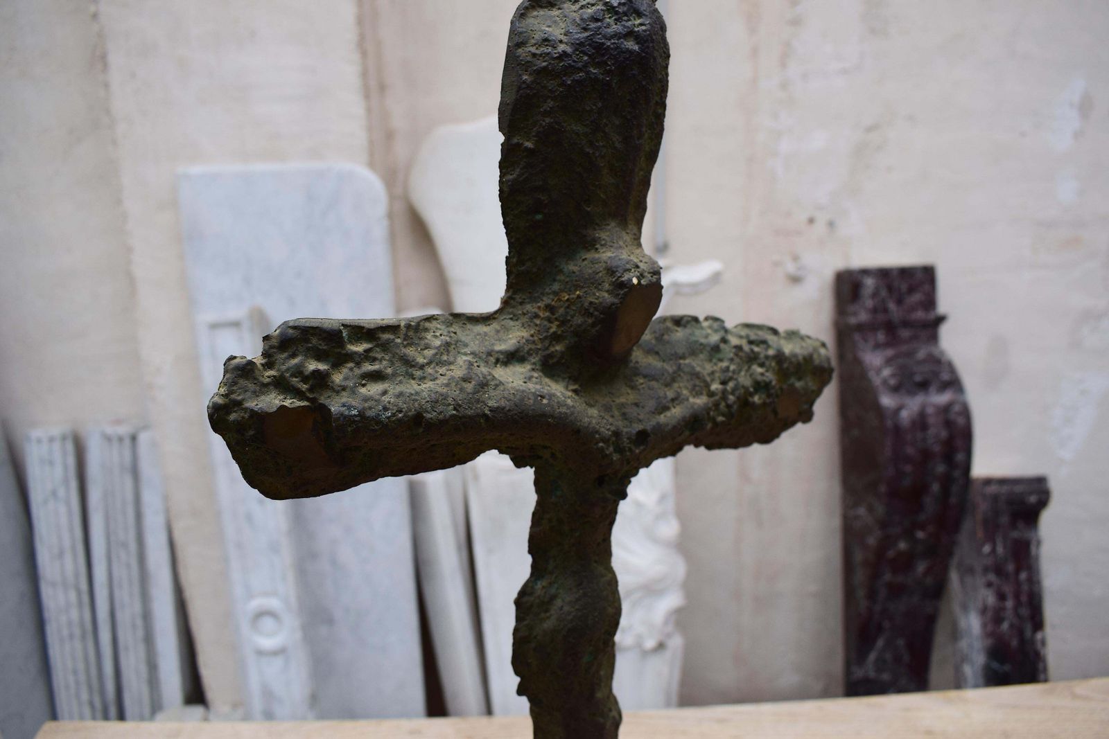 Sculptural Crucifixion By The Catalan Artist Xavier Ruscallleda photo buy