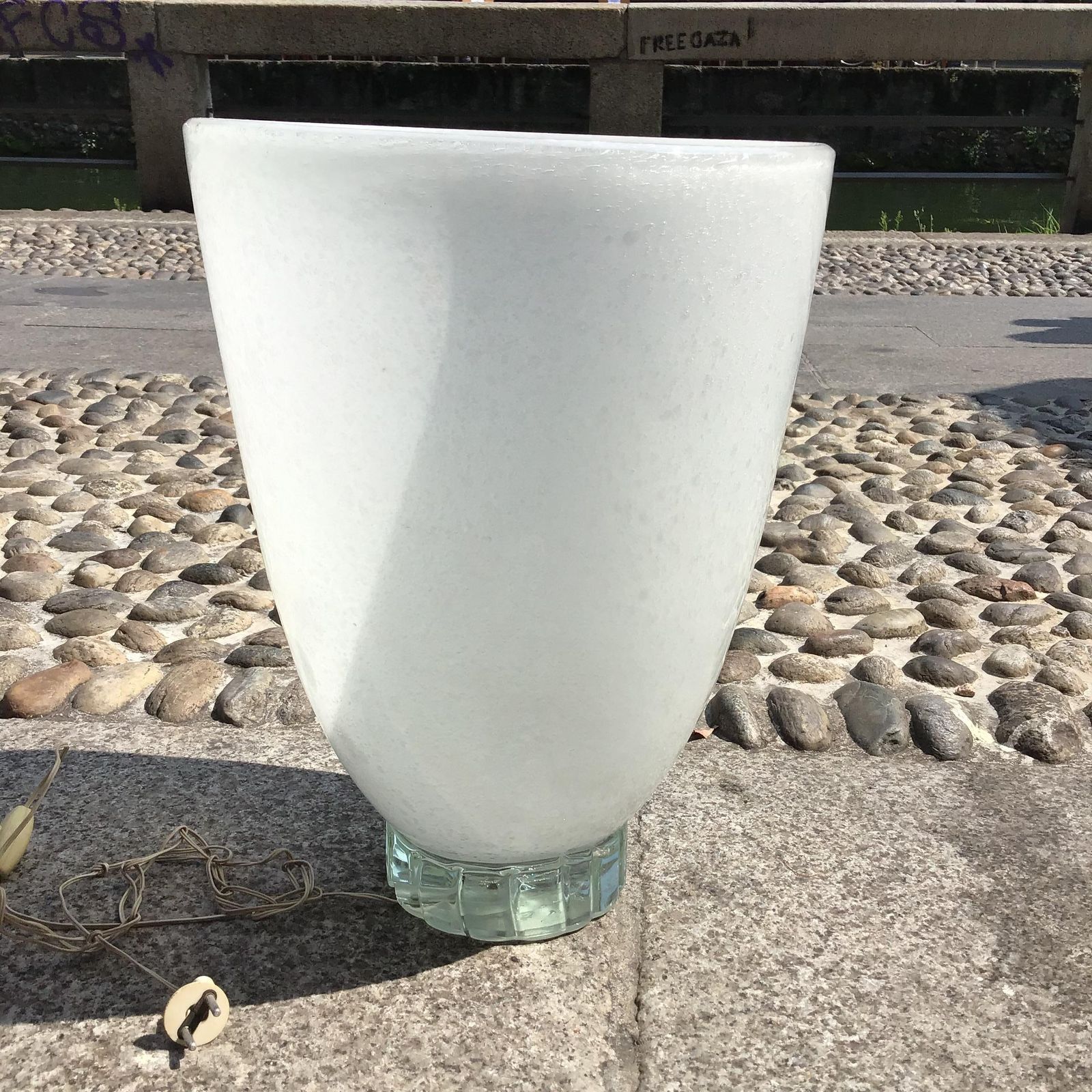 Carlo Scarpa Venini Lampada Da Tavolo Vetro Di Murano 1940 Italia photo furniture