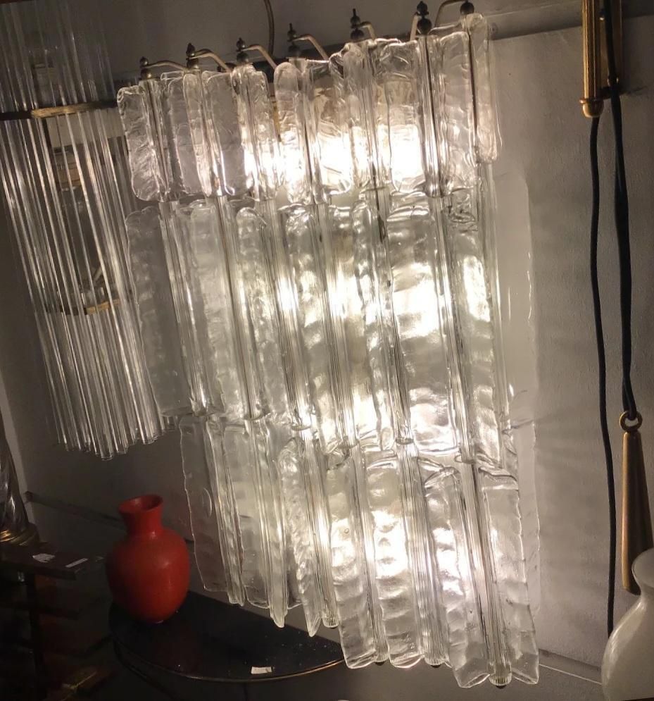 Venini Toni Zuccheri Sconces Muranoglass Metal Crome Iron 1950 Italy photo Lighting
