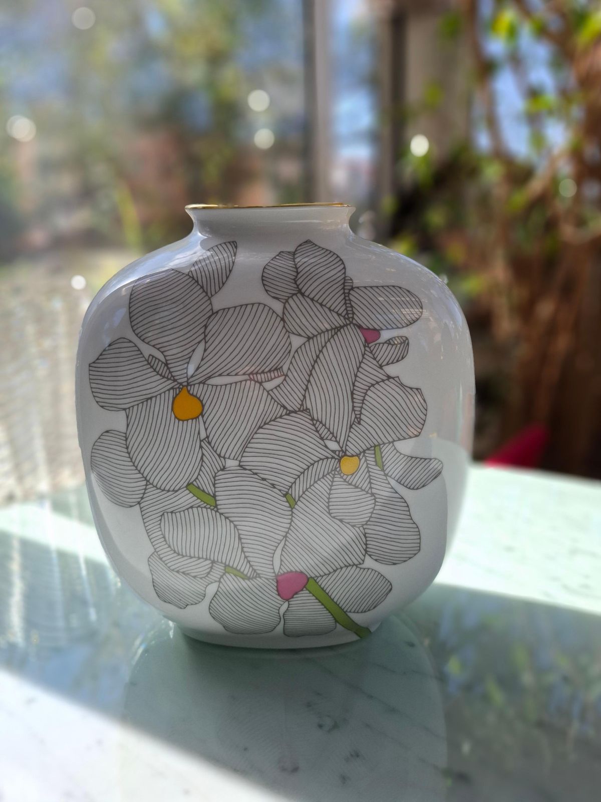 Rosenthal Porcelain Vase 1970 Italia photo furniture