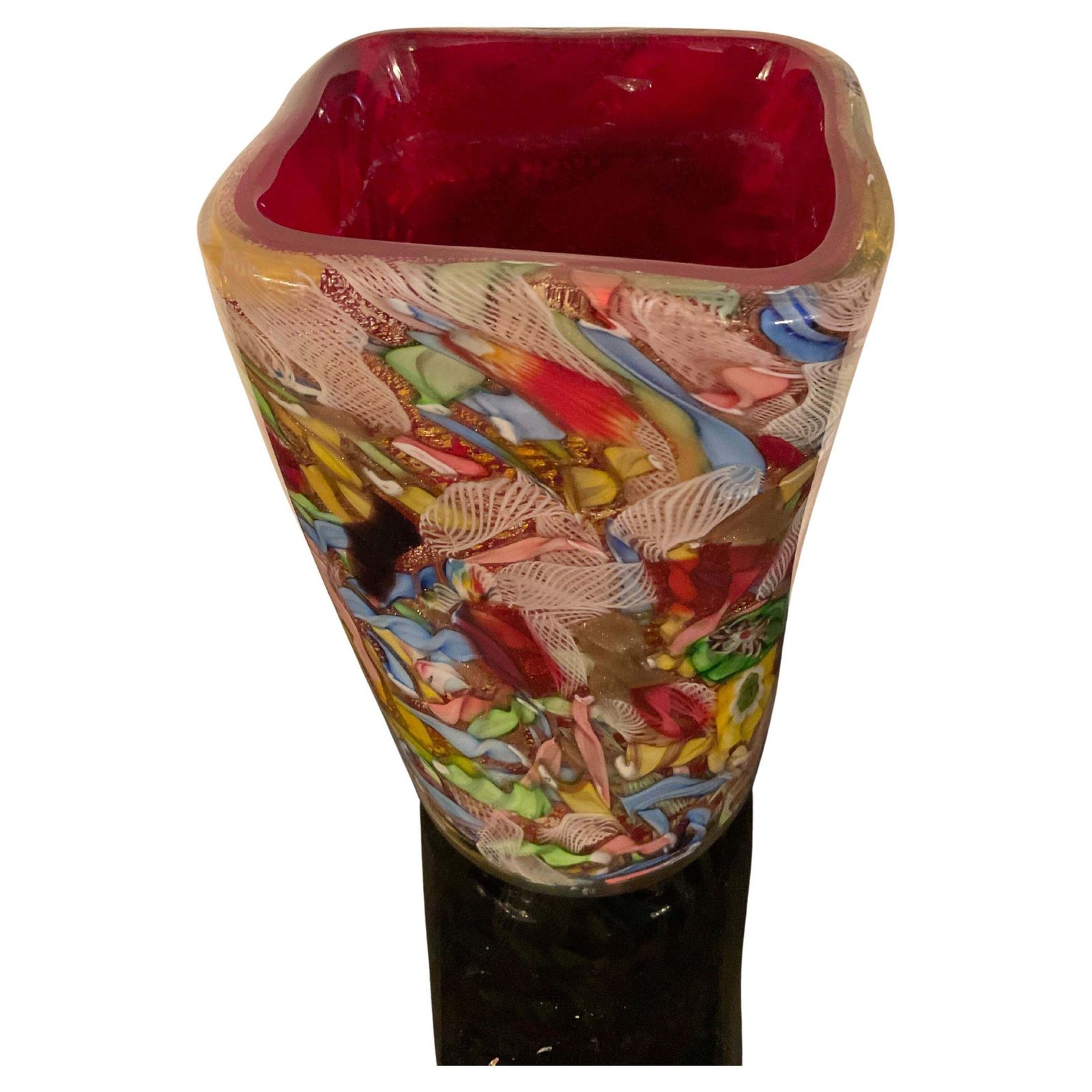 Avem   Arte Vetraria Muranese   Vaso Fine Giornata   Murano Italia 1950