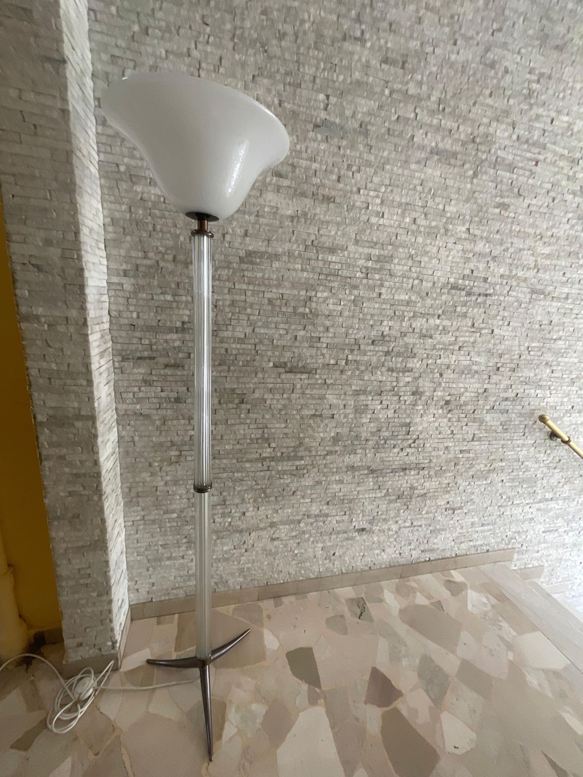Seguso   Murano Glass Floor Lamp   Italy 1950s photo Lighting