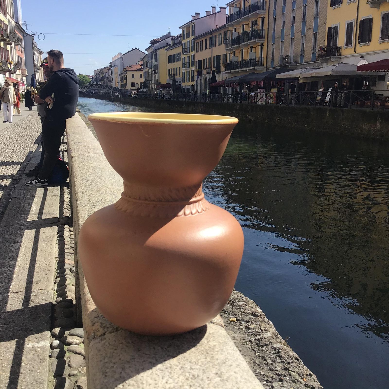 Richard Ginori Giovanni Gariboldi Vase Ceramic 1950:Italy photo 2212.0