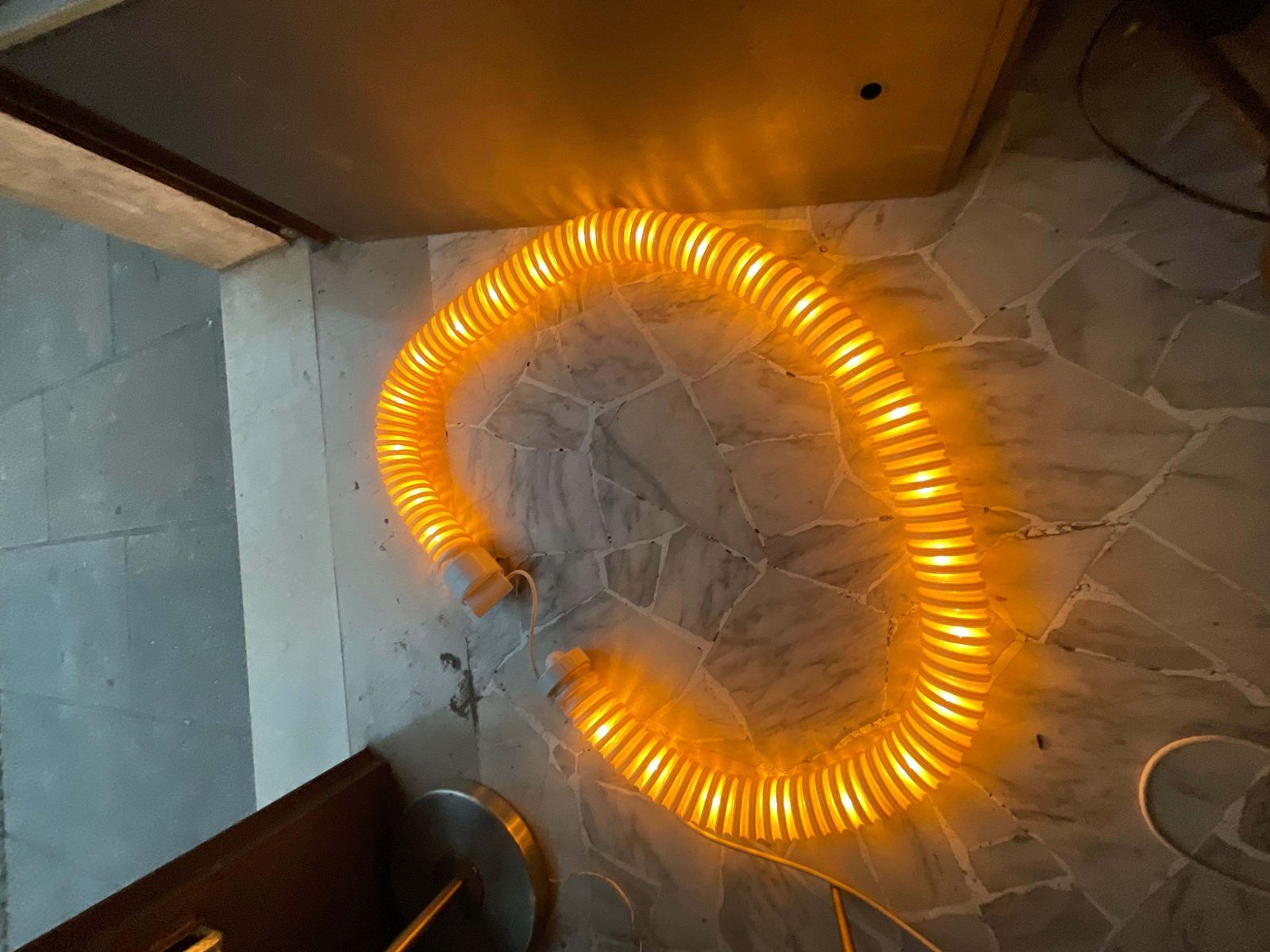 photo furniture Boalum Snake Lamp   L. Castiglioni  G. Frattini   Artemide   Italy 1970.