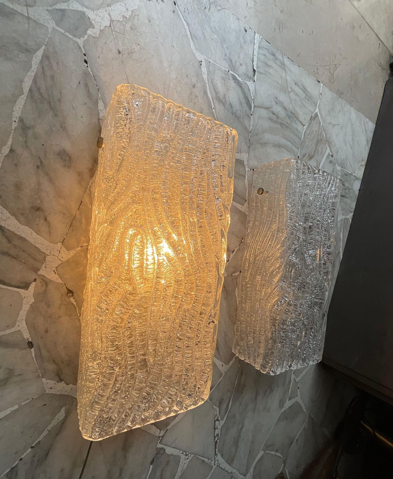Venini   Toni Zuccheri   Pair Of Wall Sconces   Murano   Italy   1960s photo 2166.0