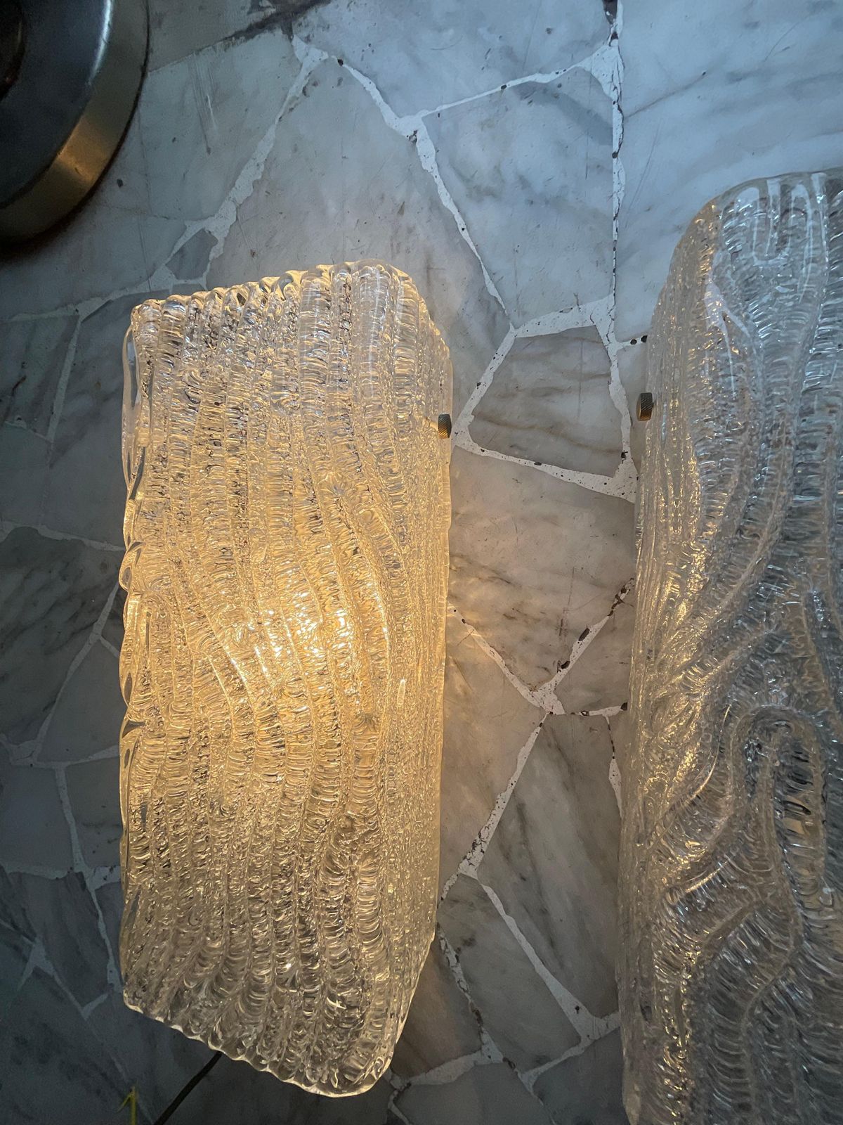 Venini   Toni Zuccheri   Pair Of Wall Sconces   Murano   Italy   1960s photo vinterior