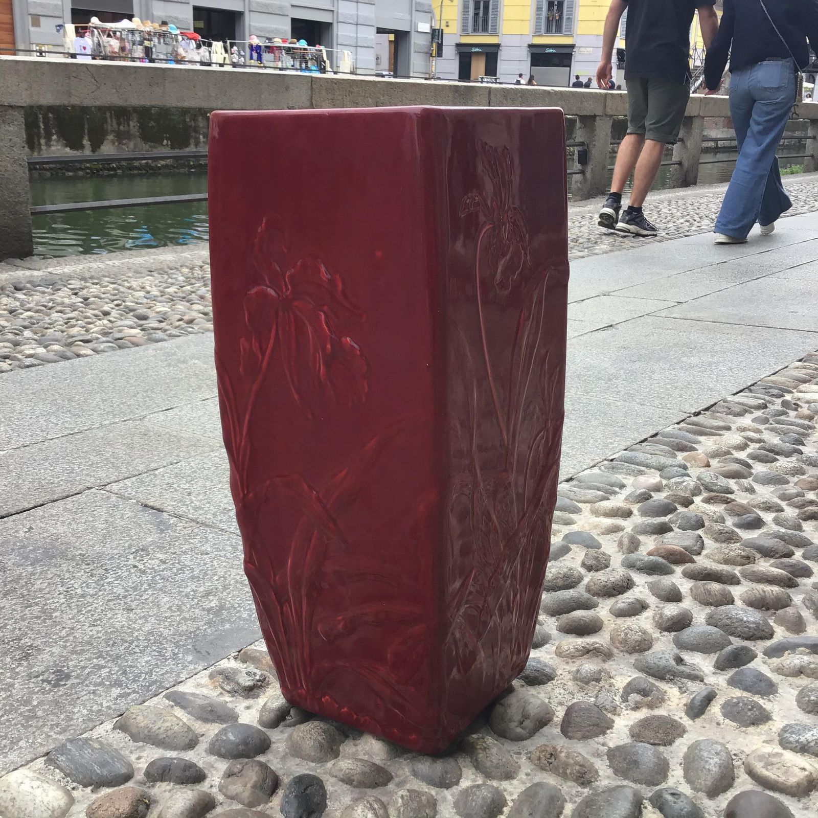 photo furniture Guido Andlovitz Vase Portaombrelli Ceramica 1930 Italy