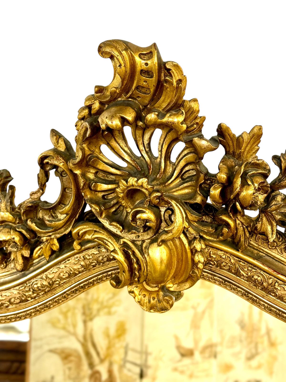Louis XV Style Giltwood Mirror 19th Century photo furniture