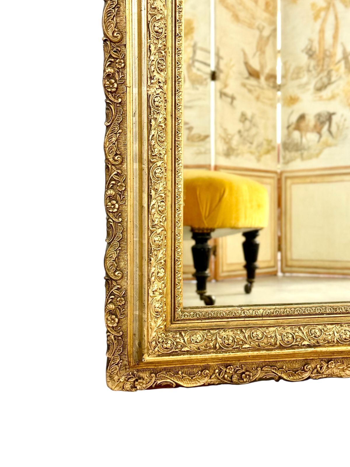 Louis XV Style Giltwood Mirror 19th Century photo 3414.0