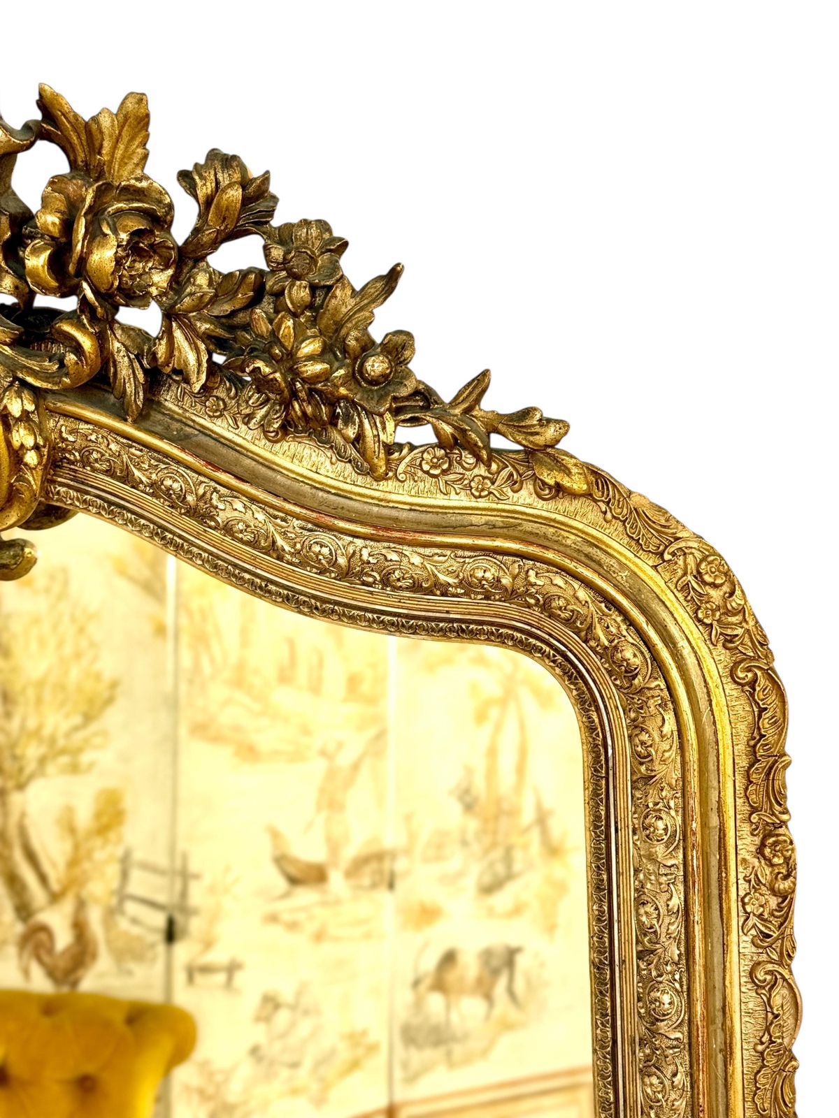 photo vinterior Louis XV Style Giltwood Mirror 19th Century