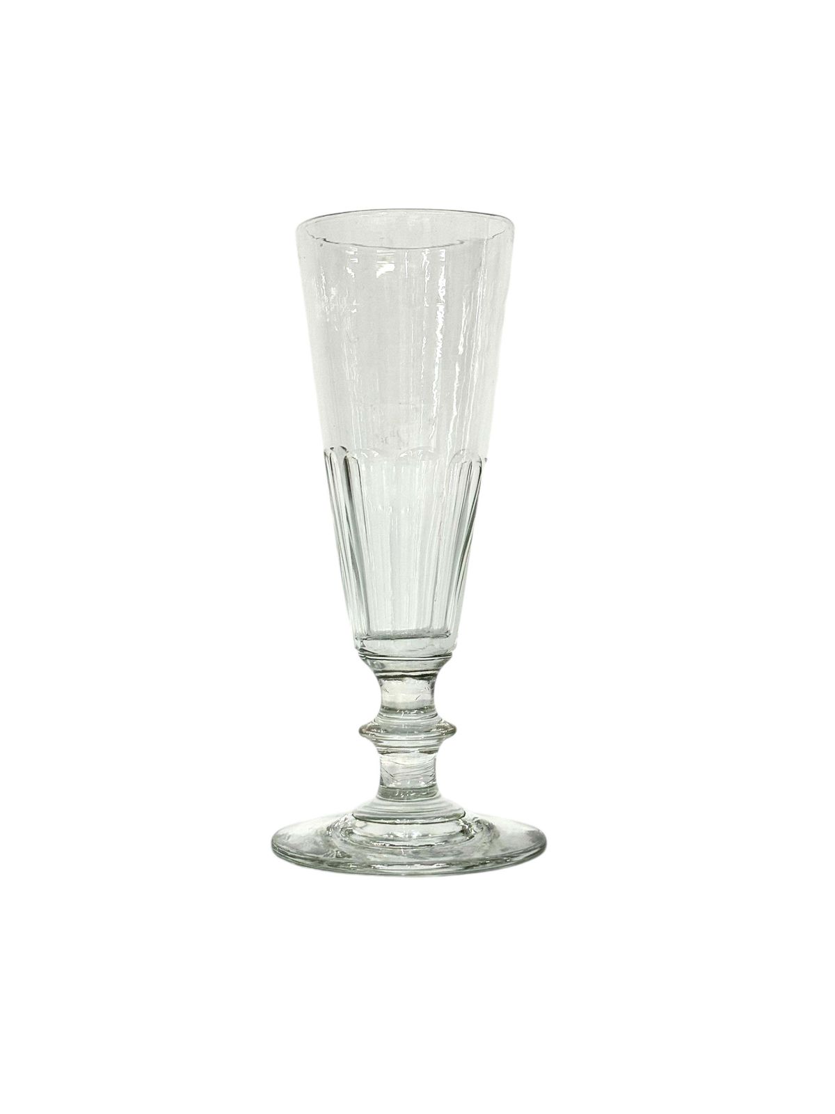 6 Champagne Crystal Glasses, Attributed To Baccarat, Circa 1850 photo 1234.0