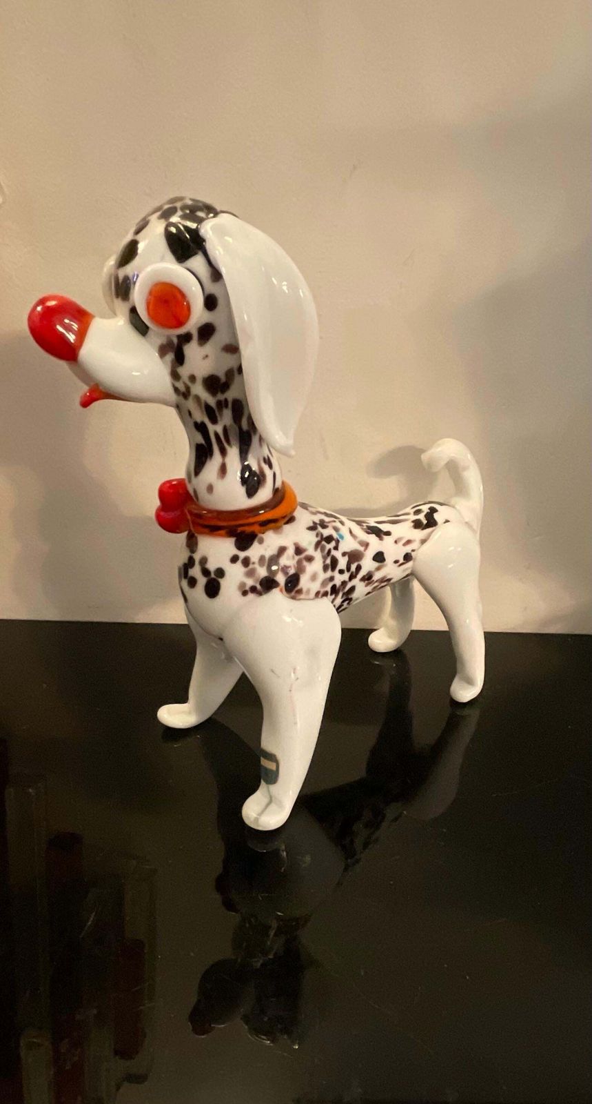 Cane Dalmata In Vetro Di Murano   Made In Italy 1970   Attribuito A Vistosi photo buy