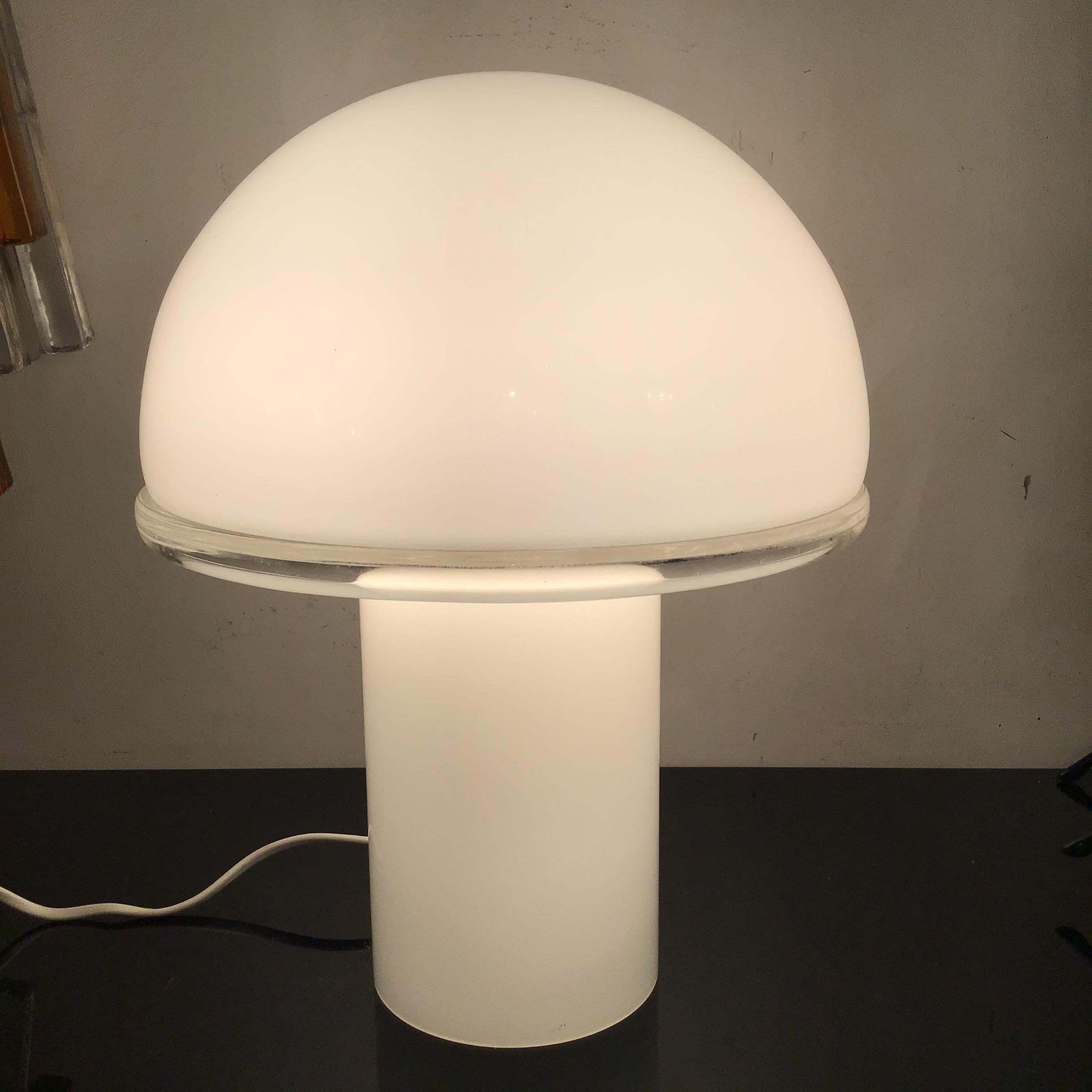 Luciano Vistosi Artemide Table Lamp Murano Glass Metal 1970 Italy photo buy