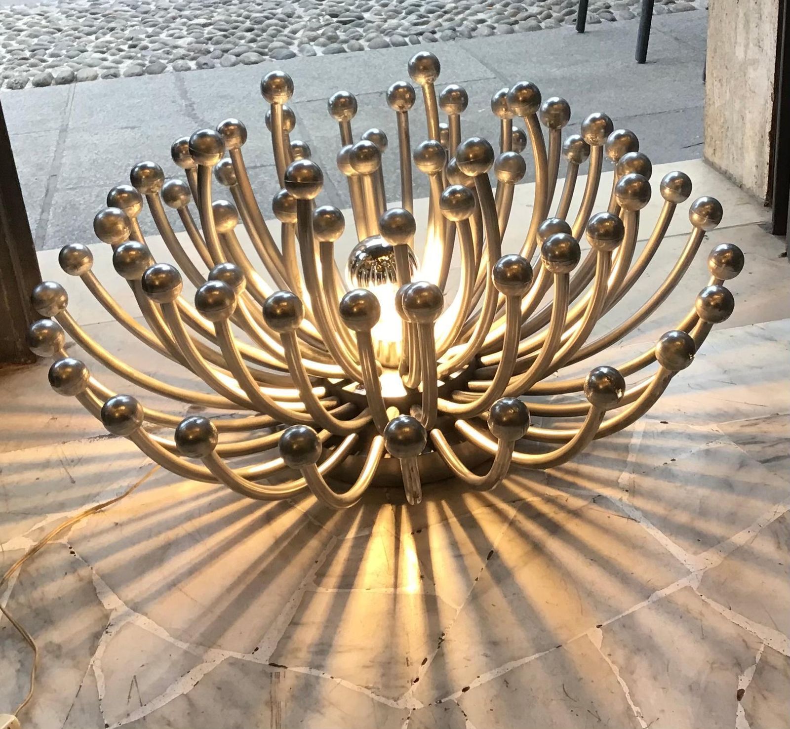 Pistillo Studio Tetrach “ Valenti” Pistillo Metal 1969 Italy photo Lighting