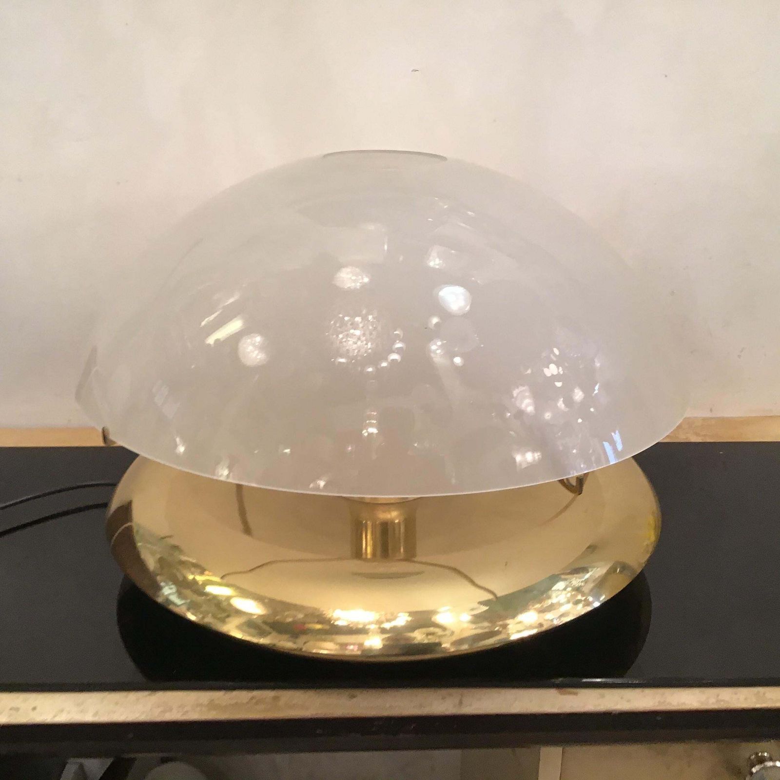 Ludovico Diaz De Santilana “ Medusa” Table Lamp Brass Glass 1960 Italy photo 2600.0