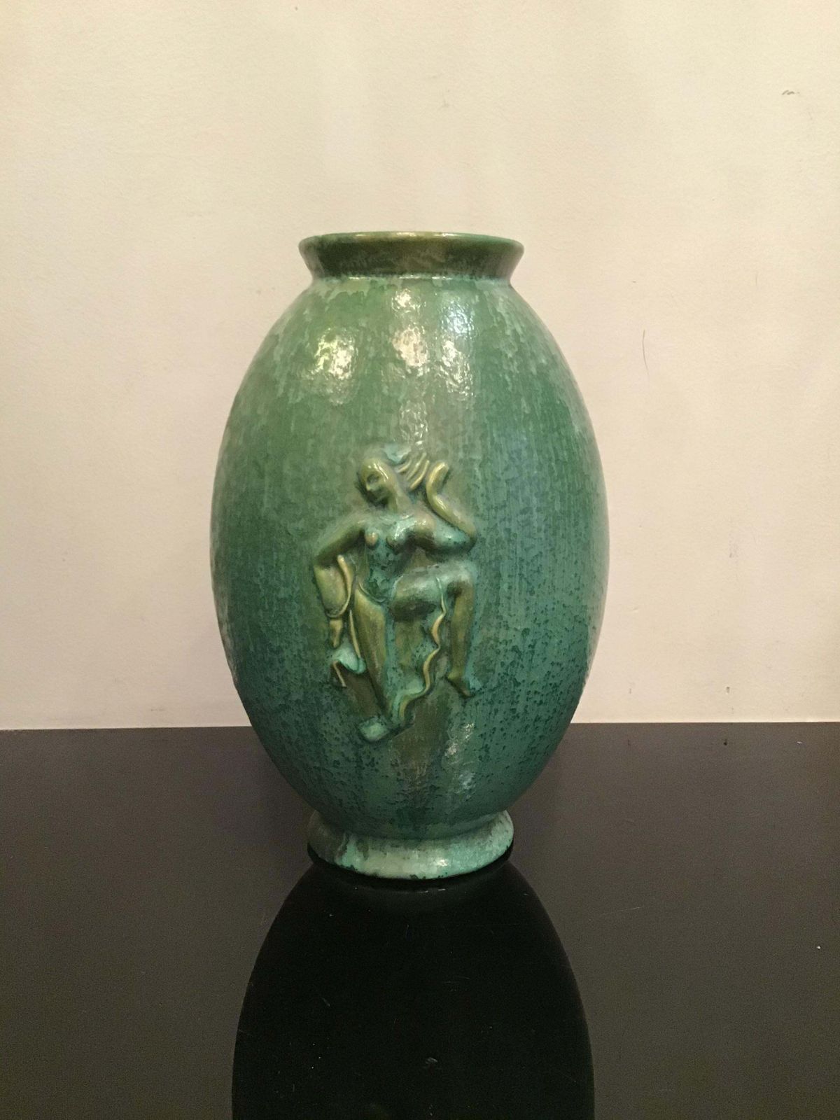 Lavenia Angelo Biancini Maiolica Vase, 1930, Italy photo Home Decor