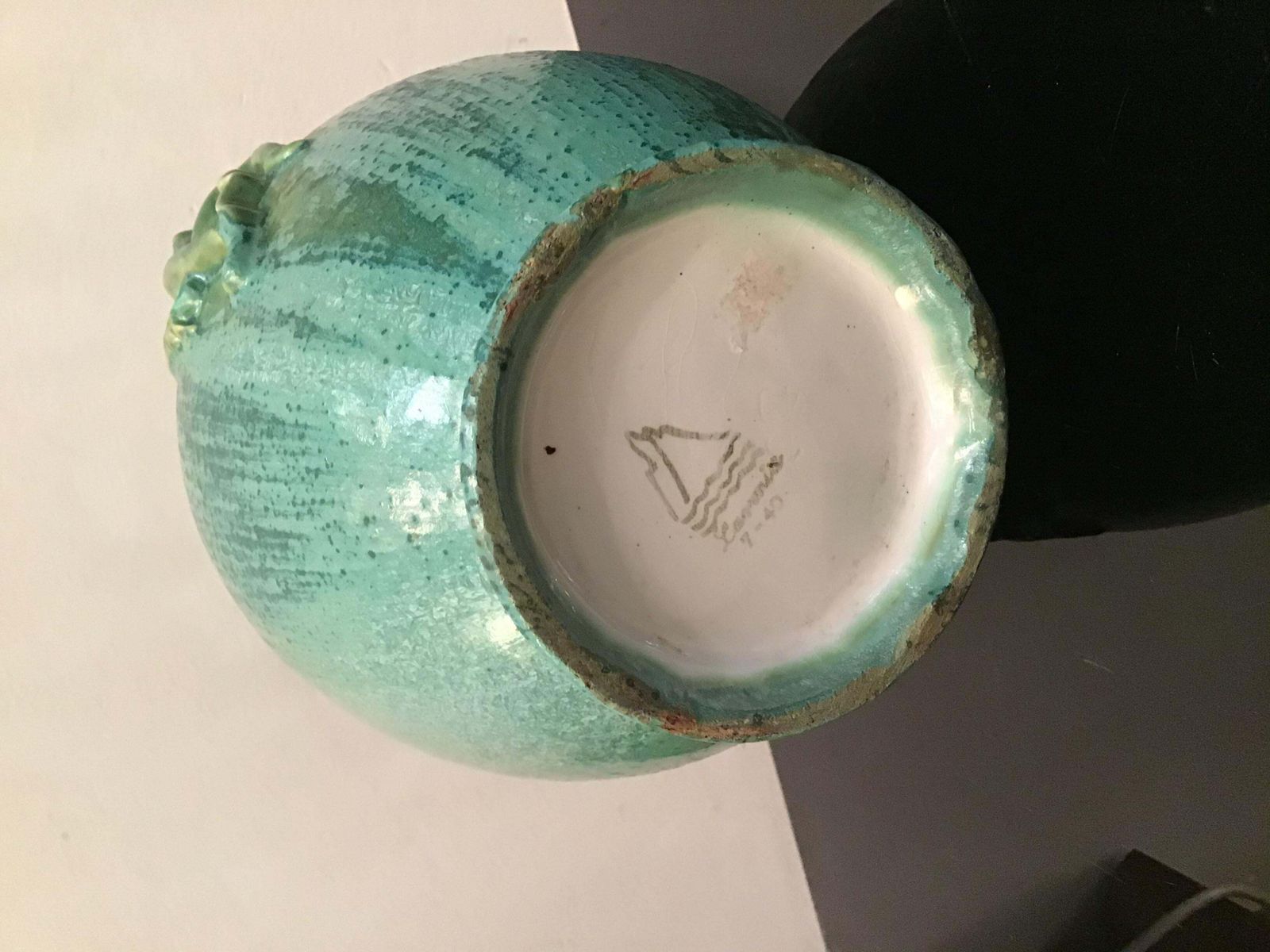 Lavenia Angelo Biancini Maiolica Vase, 1930, Italy photo 2600.0