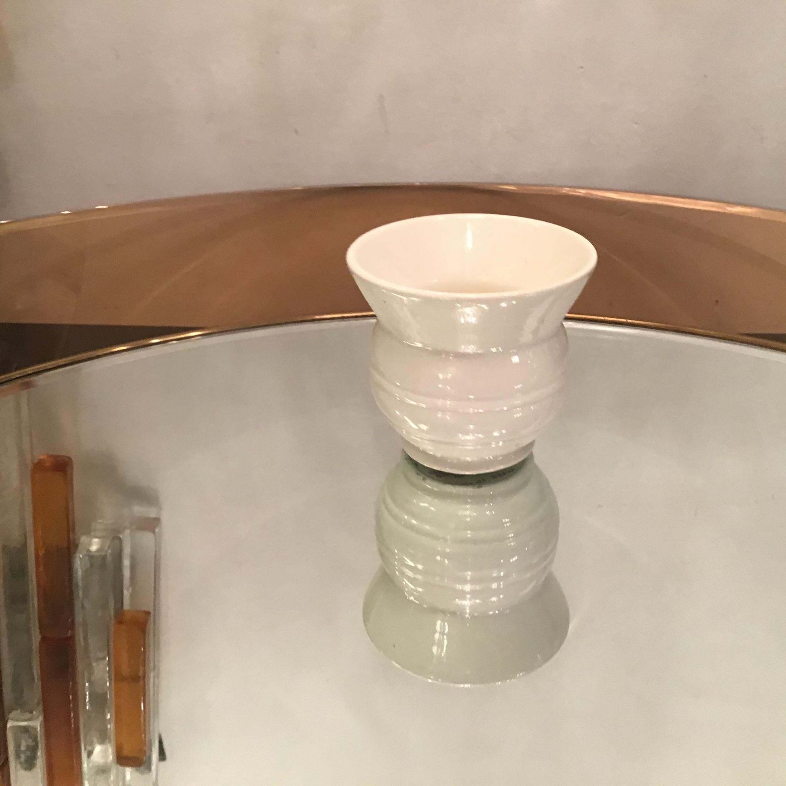 Gio' Ponti Richard Ginori Vase Ceramic 1930 Italy photo for sale
