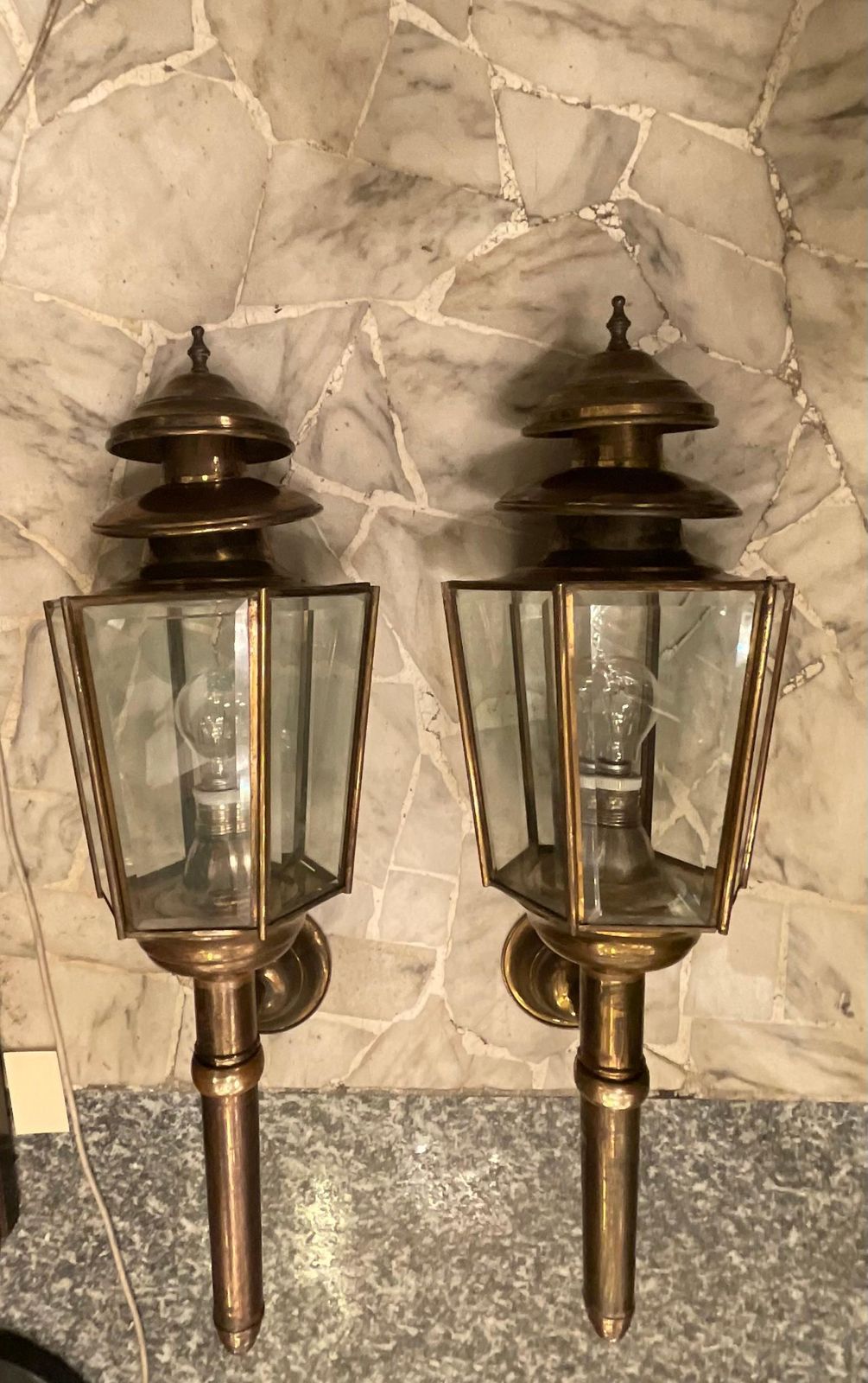 Fontanarte   Peter Church   Great Couple  Of Wall Sconces   1950 photo 3805.0