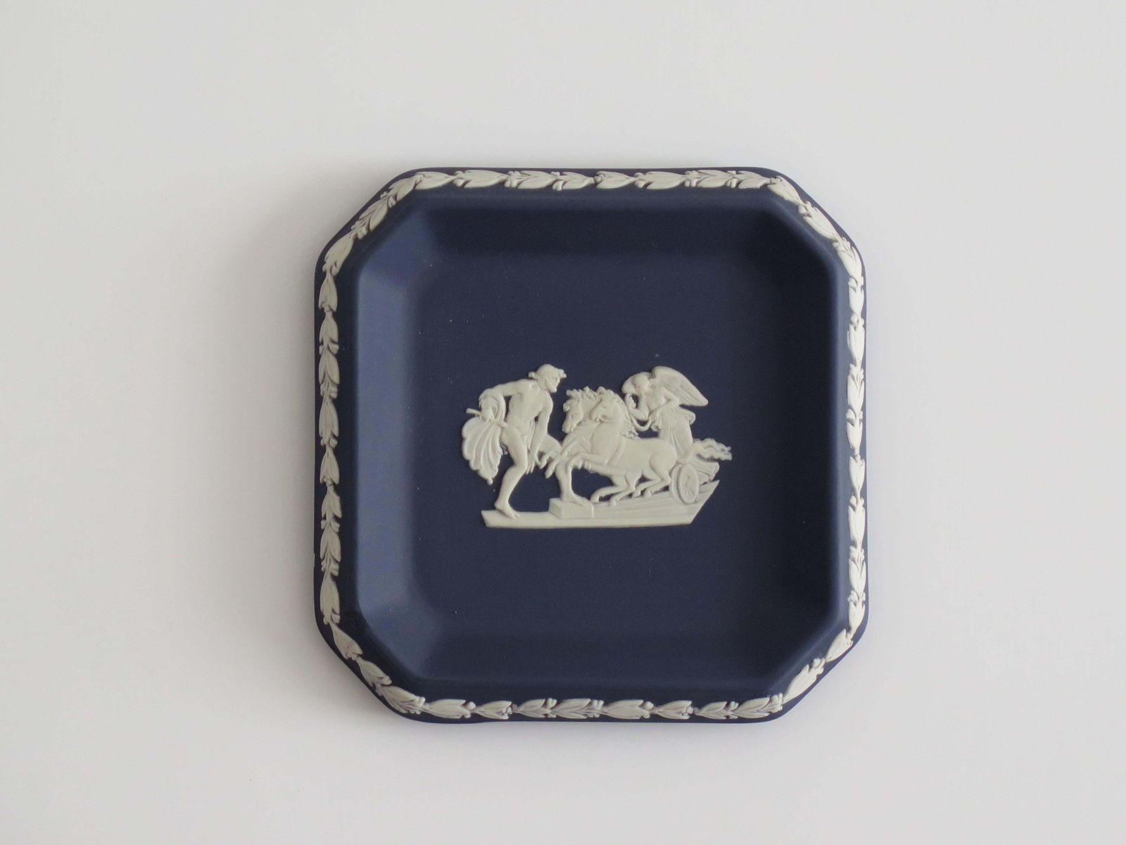 Home Decor Two Wedgwood Jasperware Jewelry Dishes With Neoclassical Design, 20thc photo