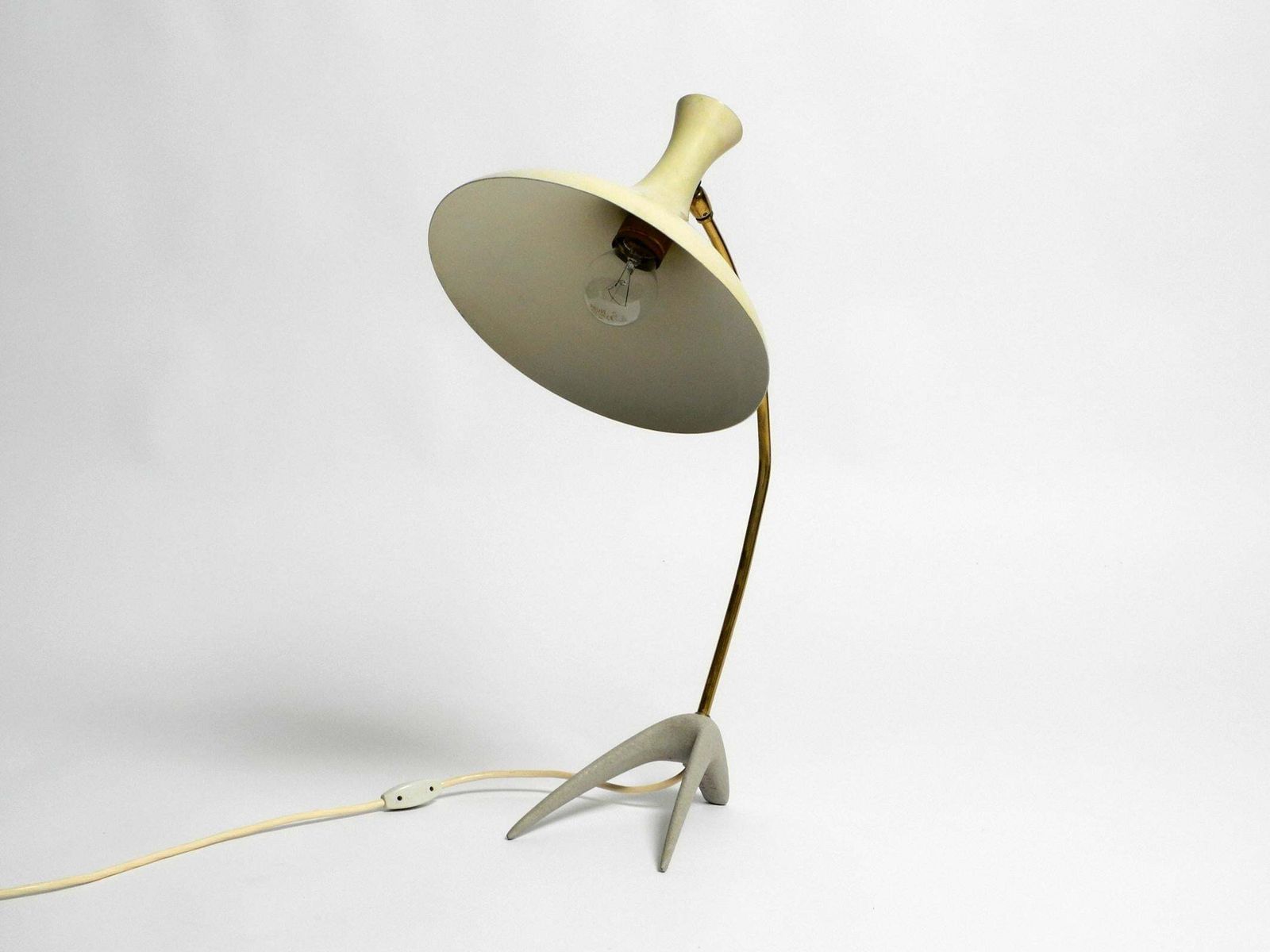 Large Mid Century Modern Crow's Foot Table Lamp By Karl Heinz Kinsky For Cosack photo furniture
