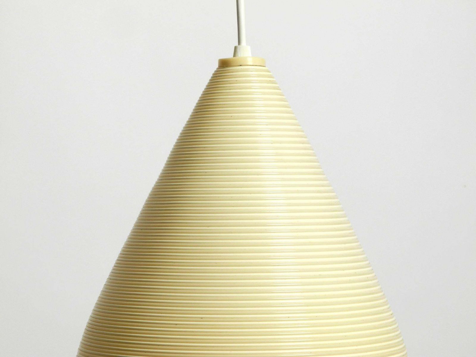 Beautiful Original Large 1960s Heifetz Rotaflex Pendant Lamp In A Drop Shape photo vintage