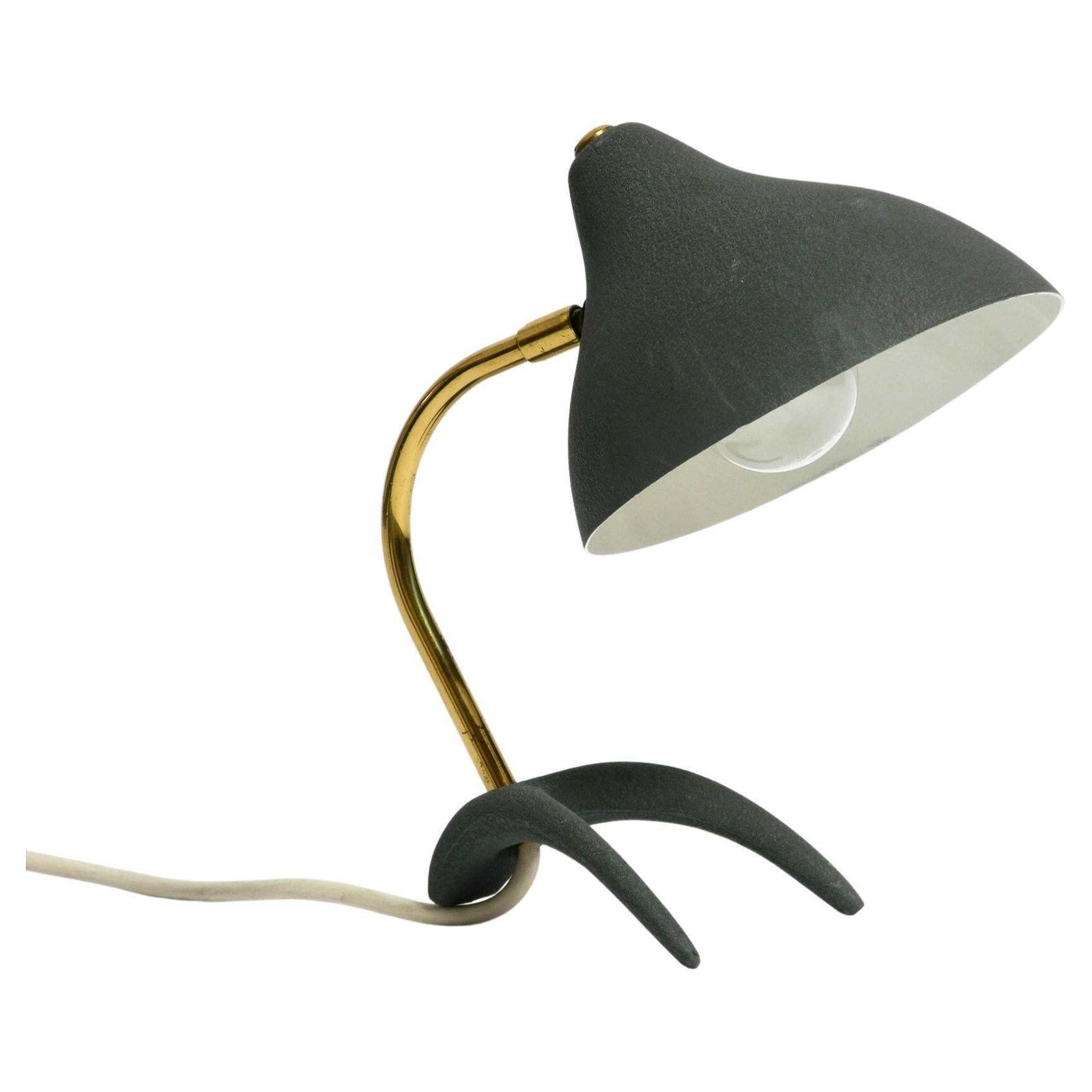 Small Mid Century Modern Crow's Foot Table Lamp By Karl Heinz Kinsky For Cosack