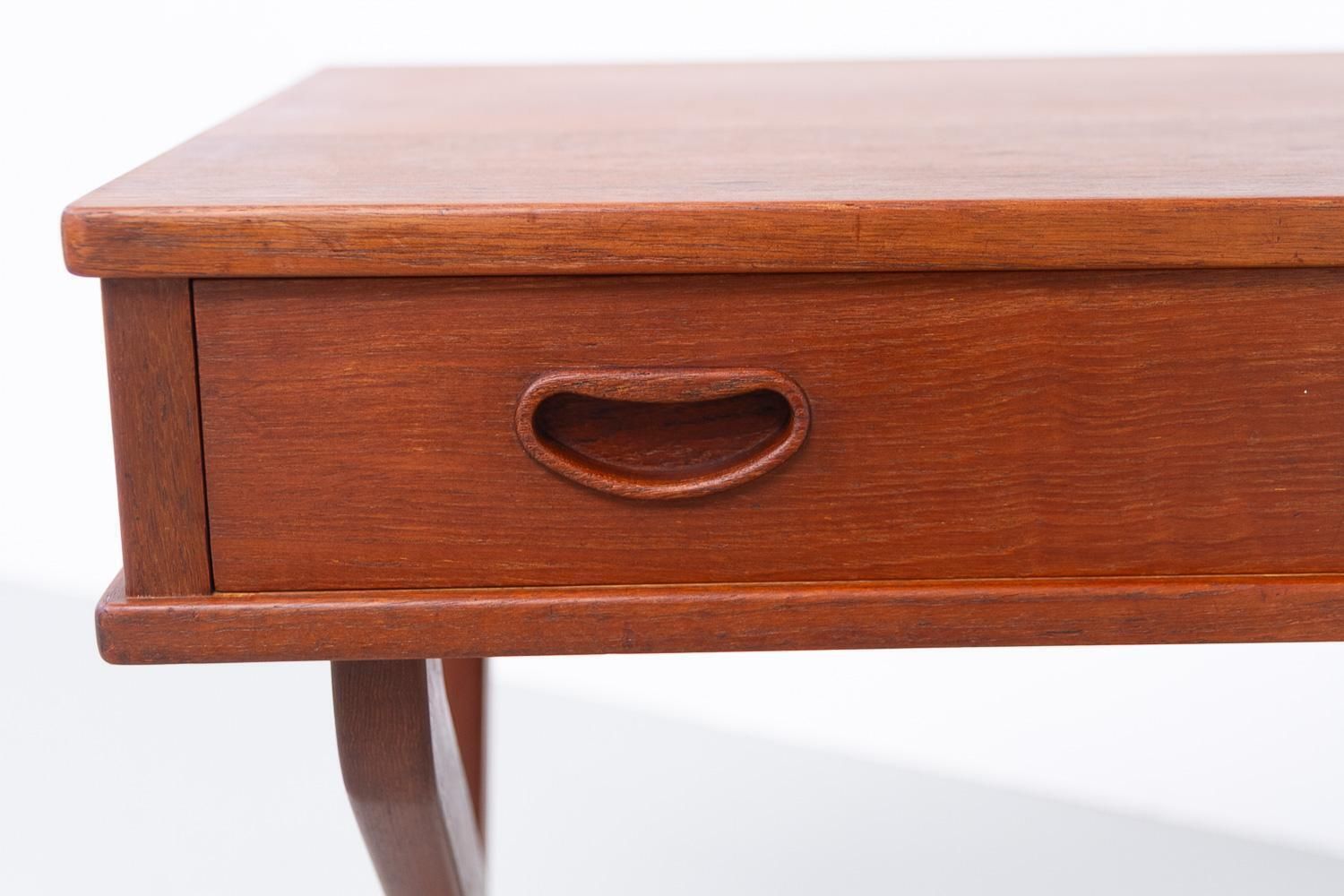 photo furniture Danish Teak Side Table With Drawer, 1960s.