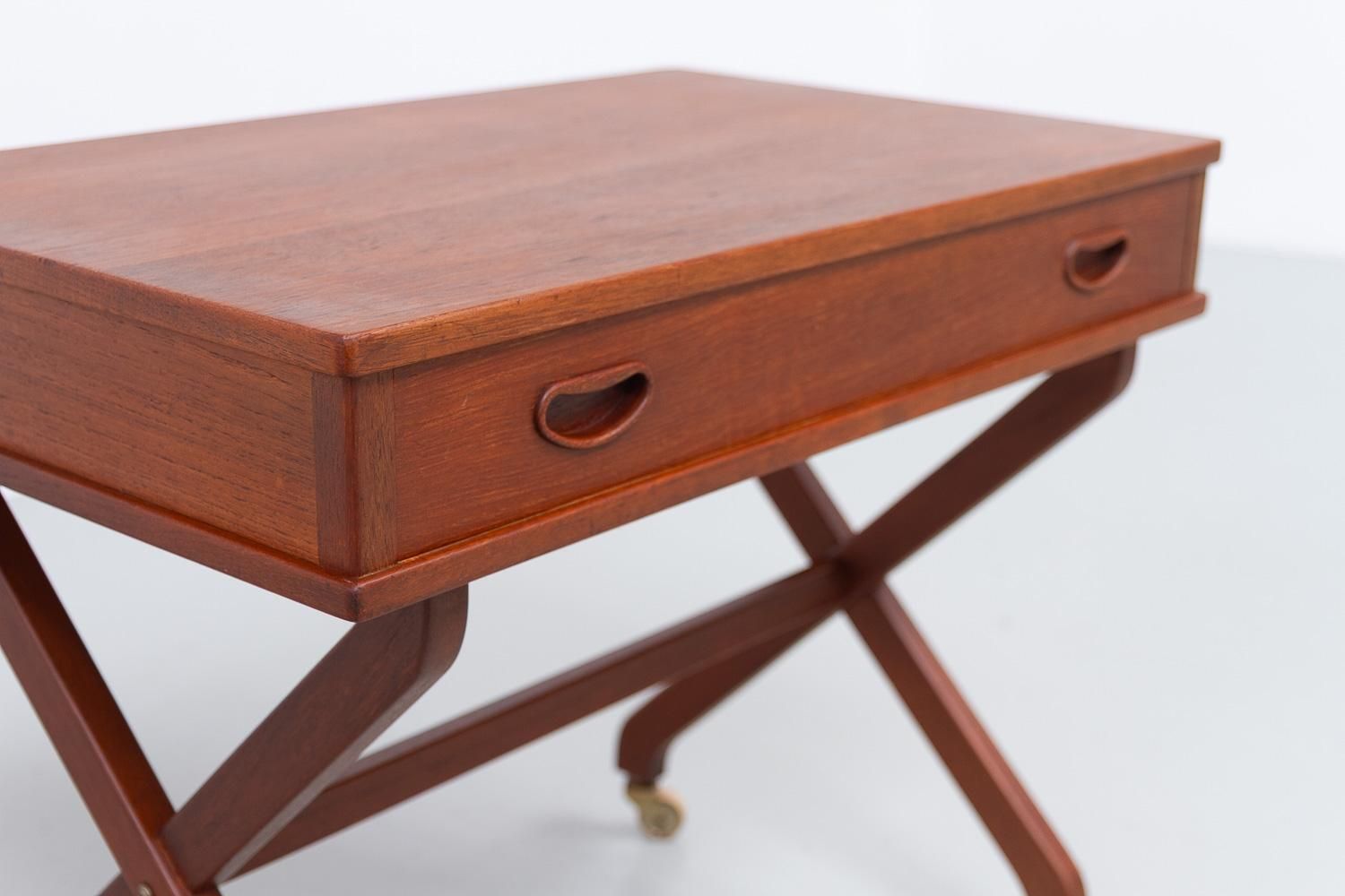 photo buy Danish Teak Side Table With Drawer, 1960s.