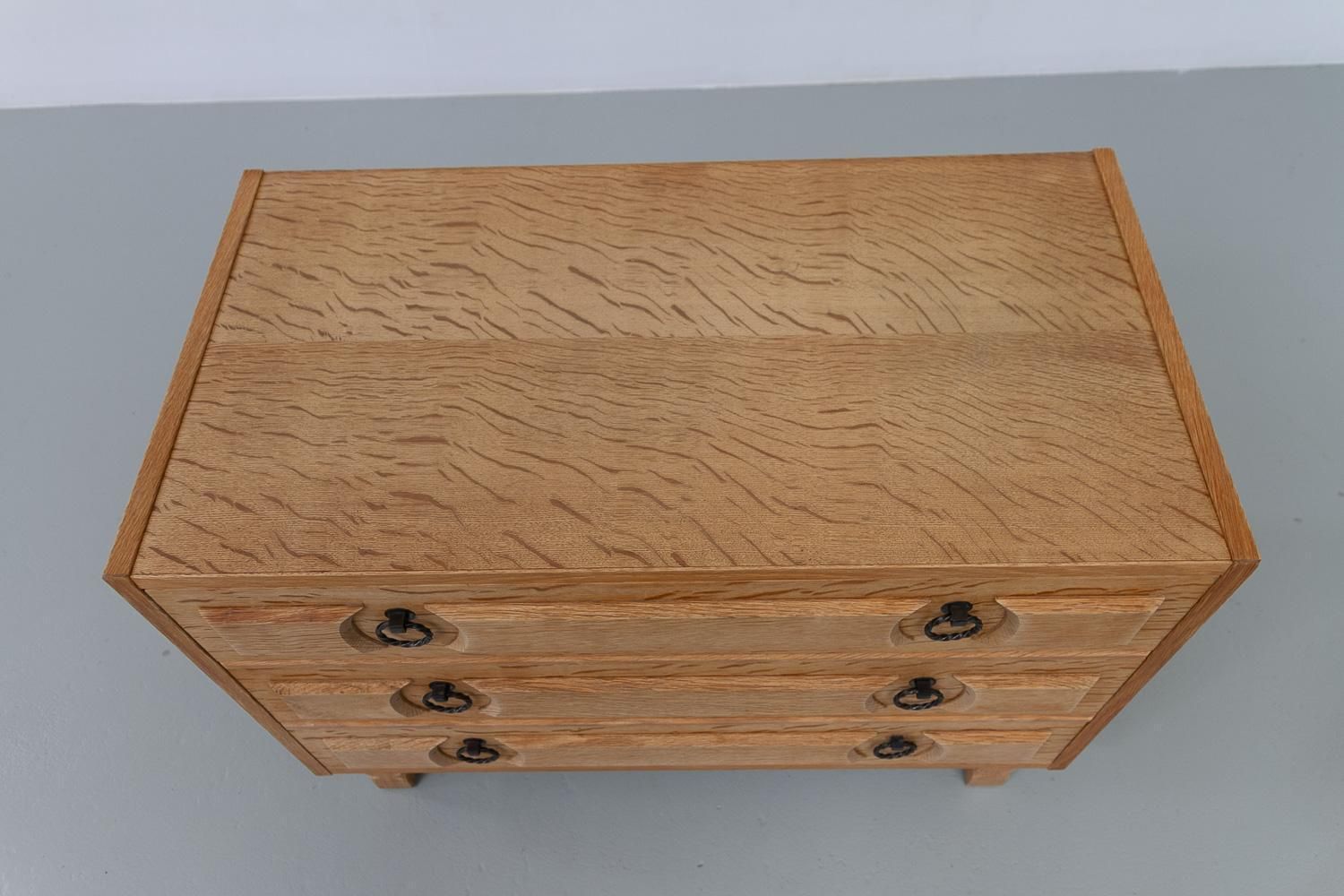 Danish Brutalist Oak Dresser In Kjærnulf Style, 1960s. photo Furniture