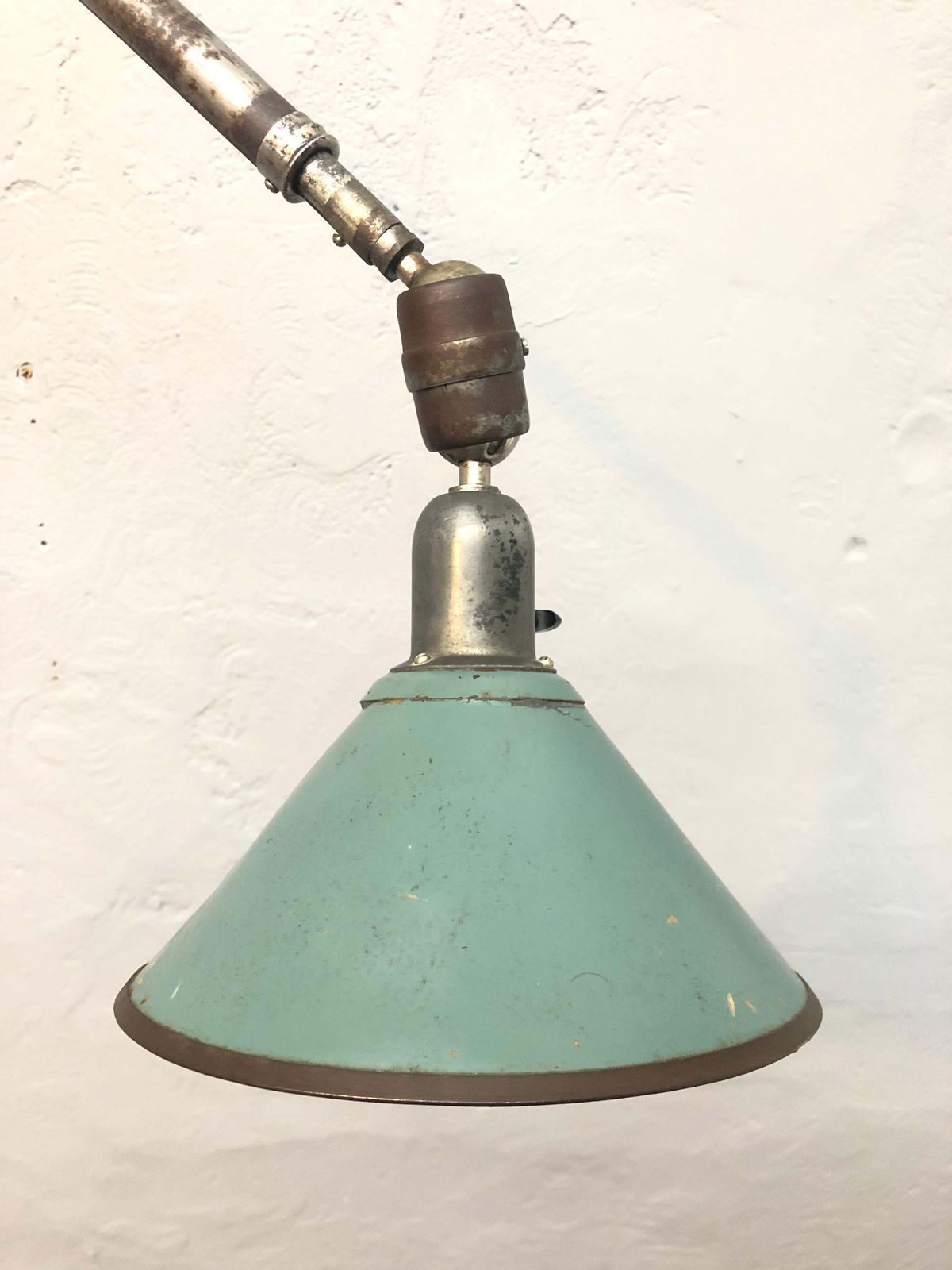 Rare Series 1 Antique Triplex Industrial Lamp By Johan Petter Johansson For Asea photo for sale
