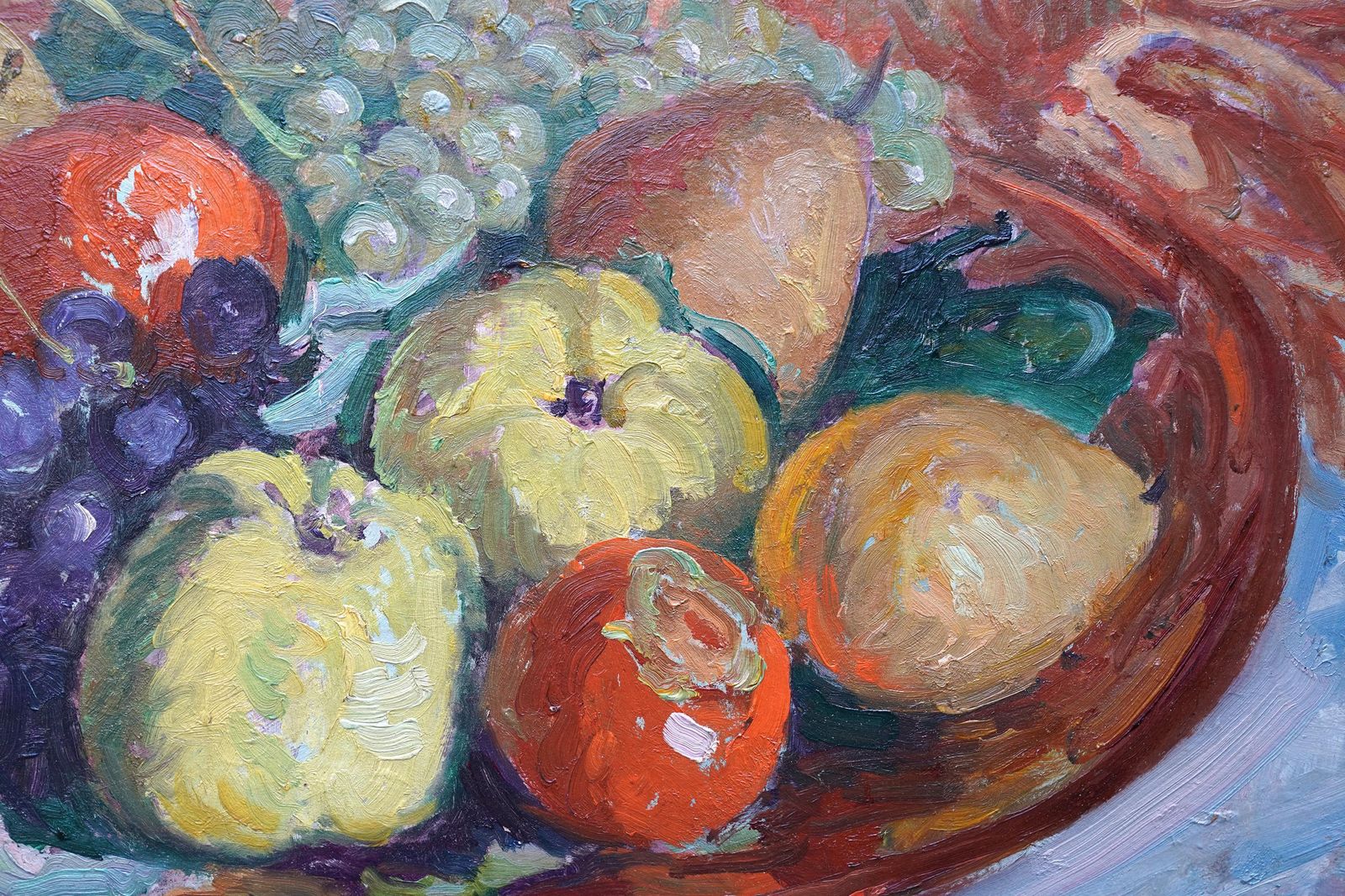 William Samuel Hortonstill Life With Fruit And Lantern   American Impressionist Art Oil Paintingcirca 1920 photo Art