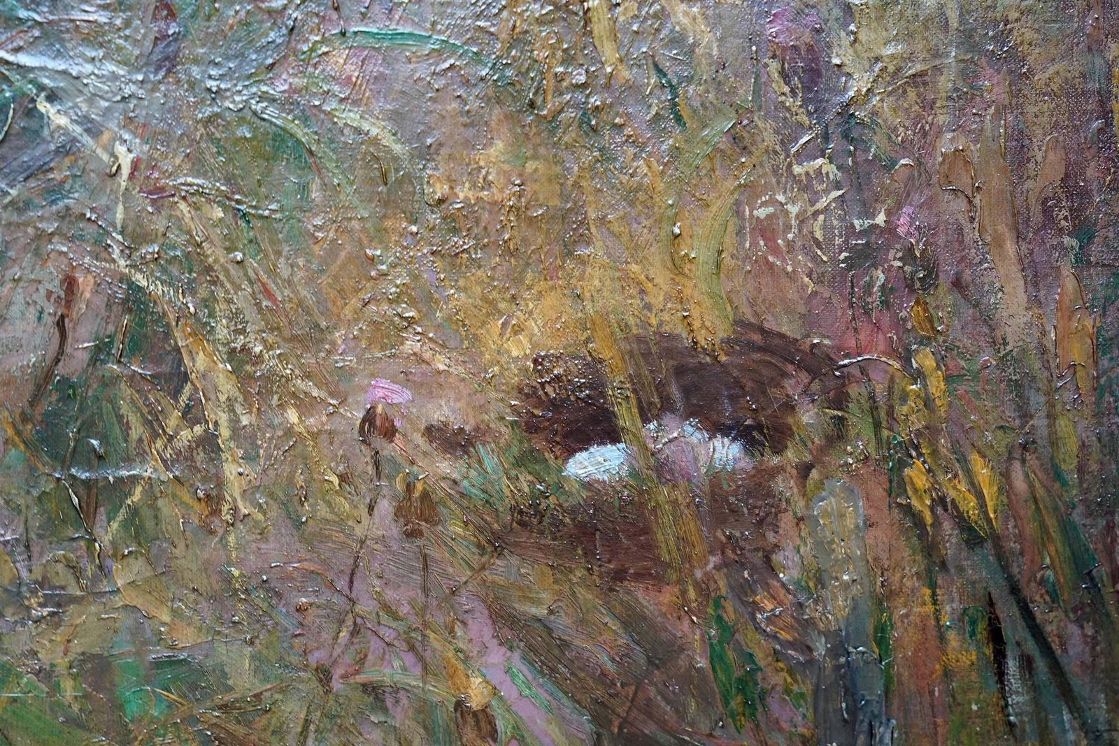 Charles Simsportrait Of Alan Sims With Bird Nest   British Edwardian Art Oil Paintingcirca 1910 photo buy