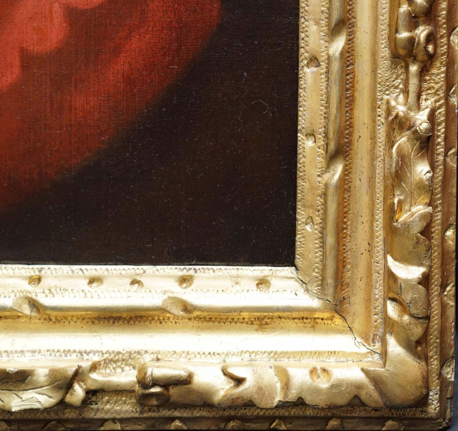 Portrait Of Lady In Red Dress   British Old Master Art Female Oil Paintingcirca 1699 photo vintage