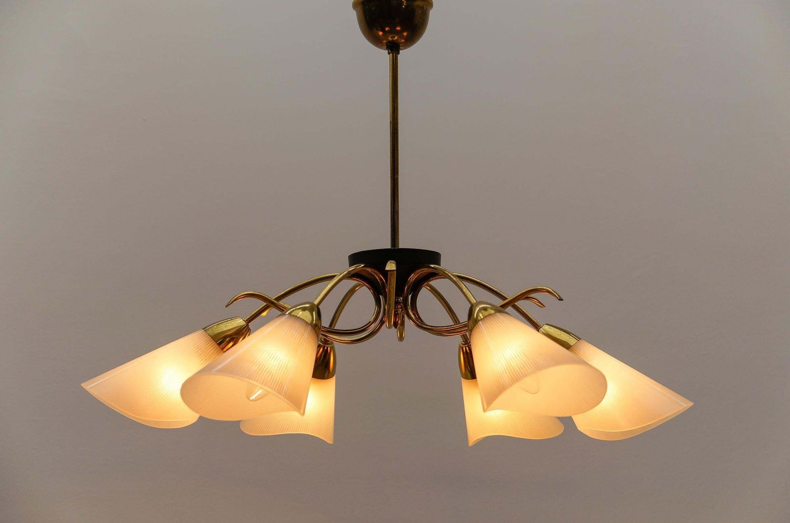 Awesome Spider Lamp In The Manner Of Arteluce, Italy, 1950s photo for sale
