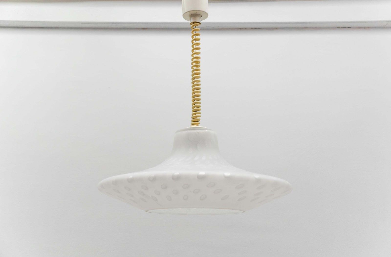 Vintage Glass Pendant Light By Aloys Ferdinand Gangkofner, Peill & Putzler 1960s photo 841.0