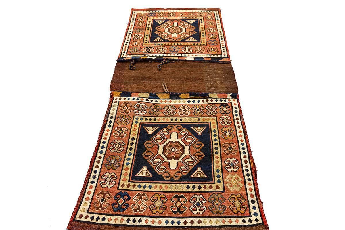 Kilim Rug Saddle Bag Caucasian photo Textiles