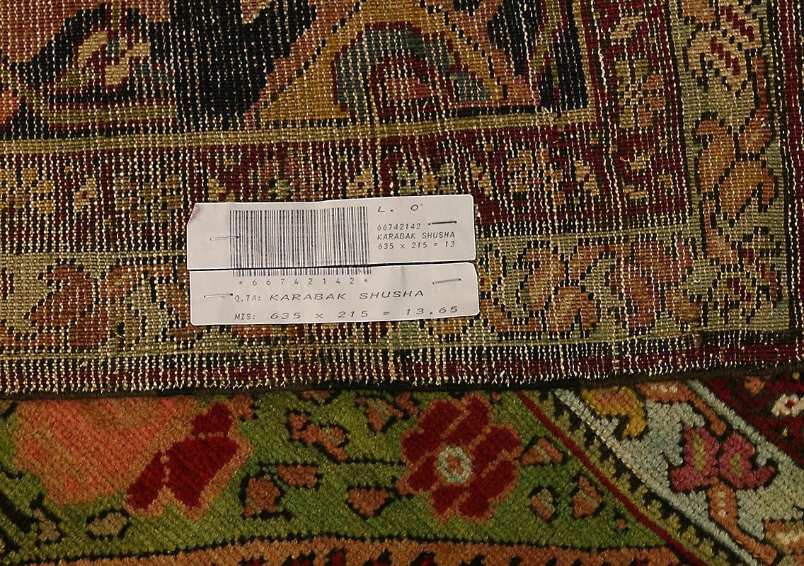Caucasian Rug Karabakh Shusha photo vintage
