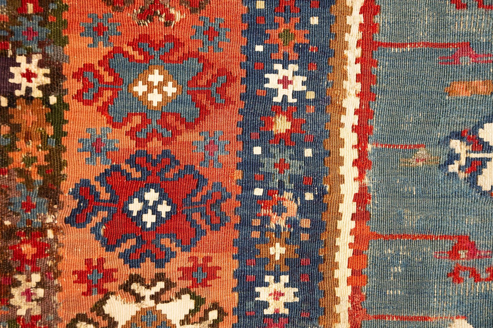 Antique Turkish Erzurum Kilim Sage Green photo vinterior
